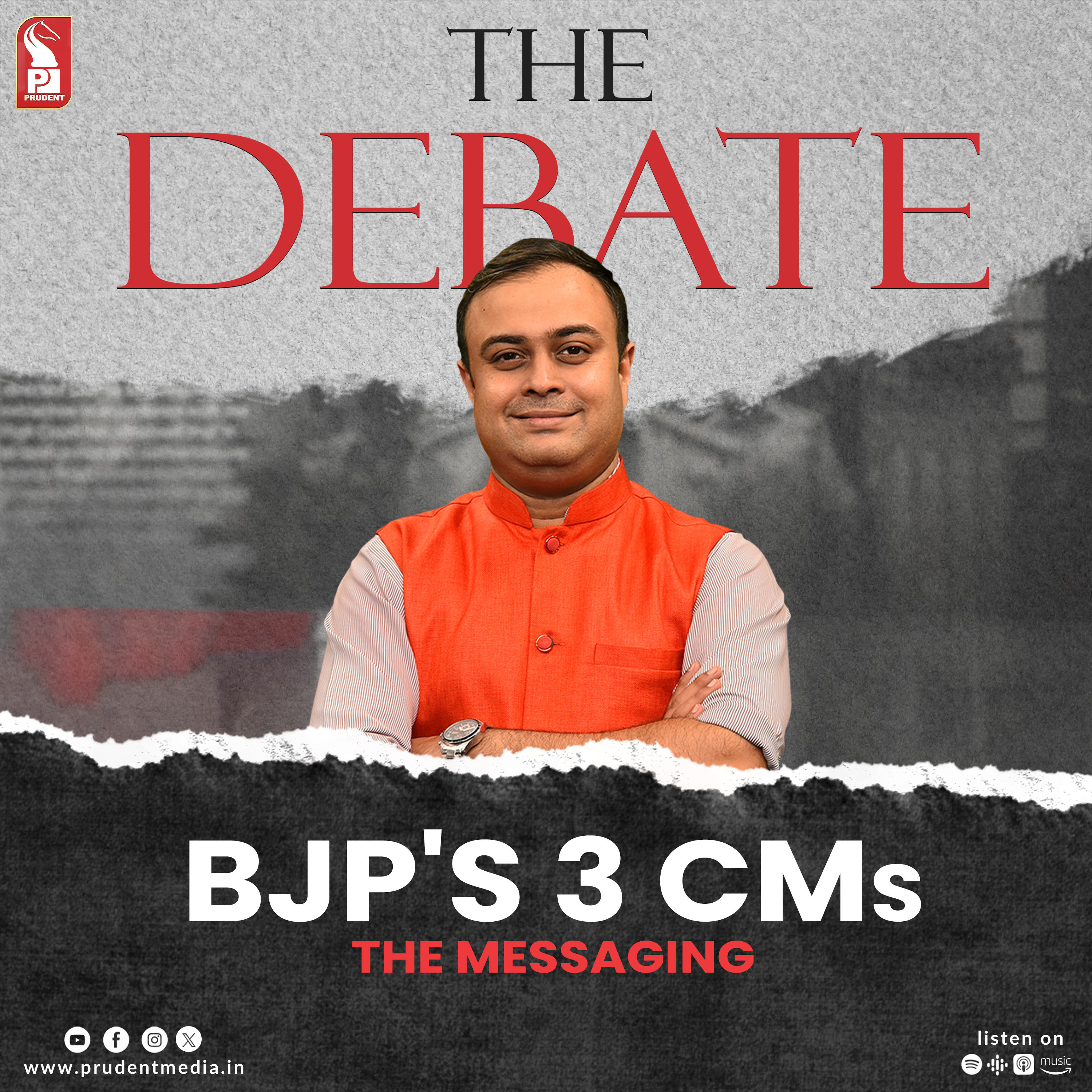  BJP's 3 CMs - The messaging | The Debate | Prudent | 161223 episode artwork