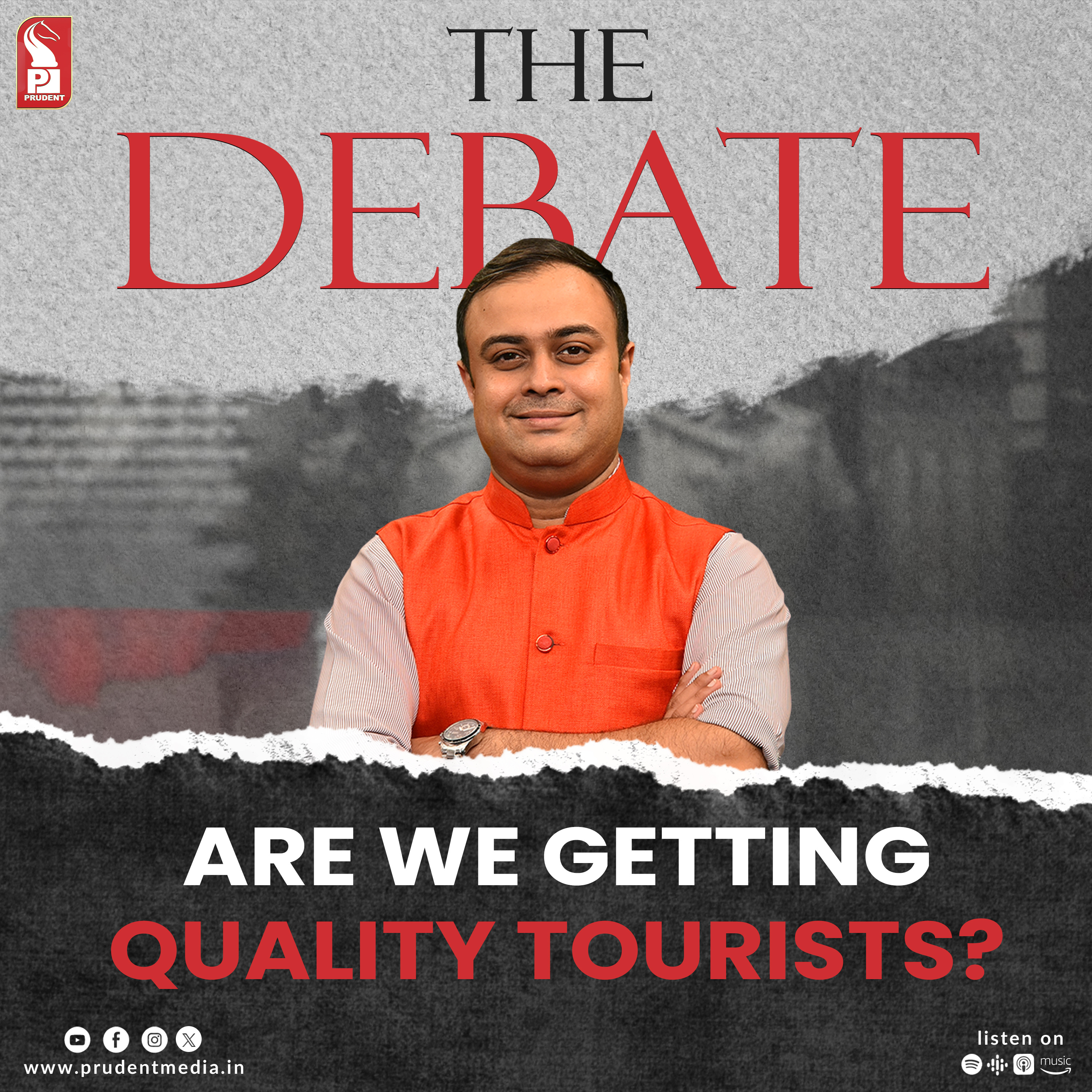 Are we getting quality tourists? | The Debate | Prudent | 231223 episode artwork