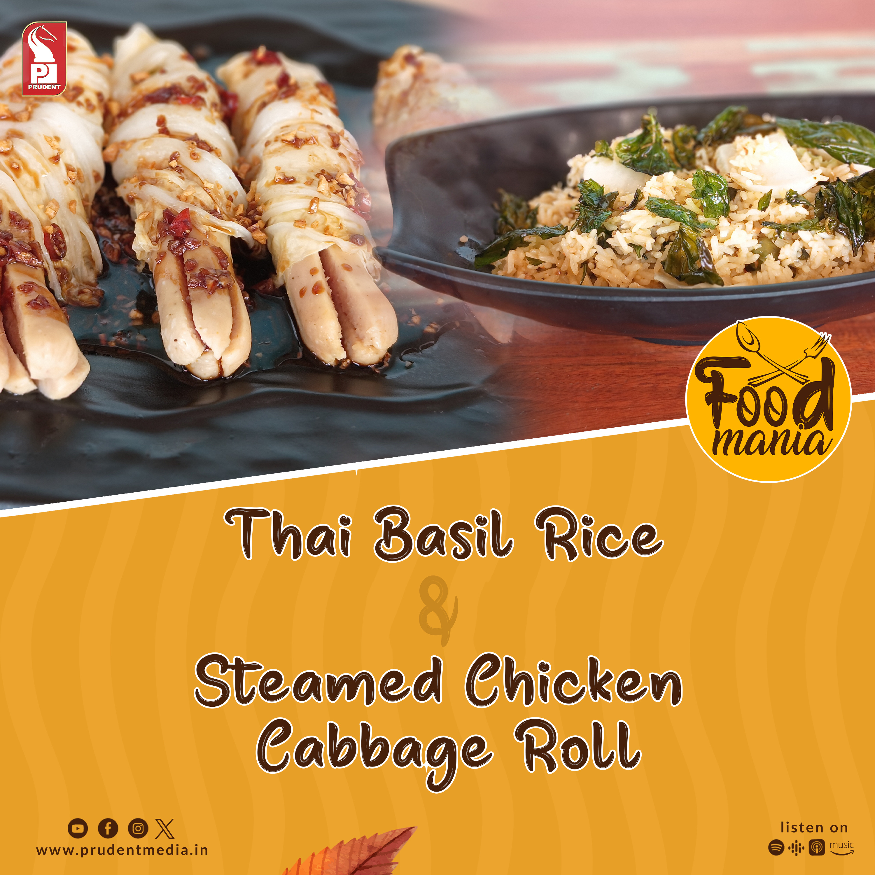 Thai Basil Rice & Steamed Chicken Cabbage Roll | Food Mania | S2E14 | Prudent | 180224 episode artwork