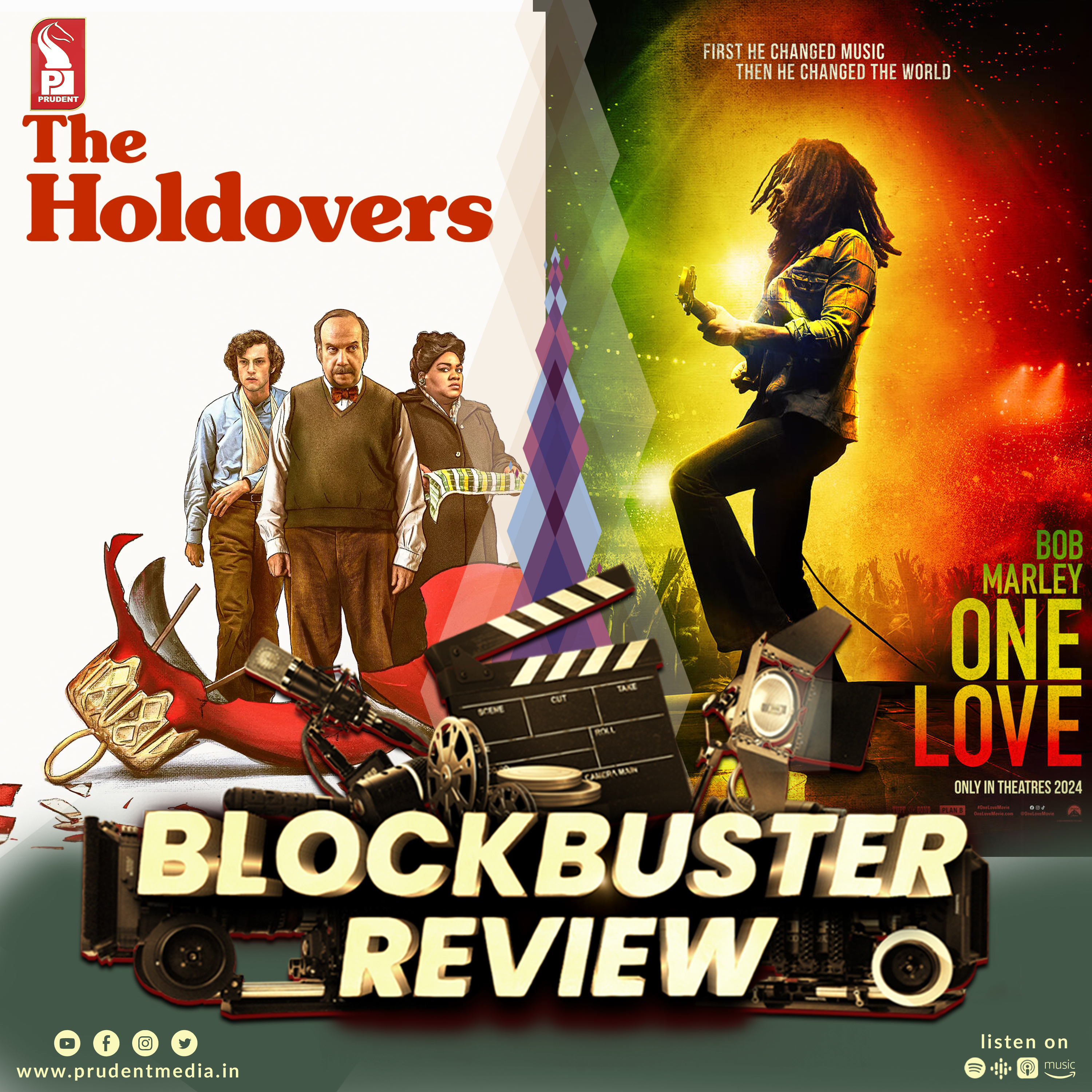The Holdovers | Bob Marley: One Love | Blockbuster Review | Prudent | 170224 episode artwork