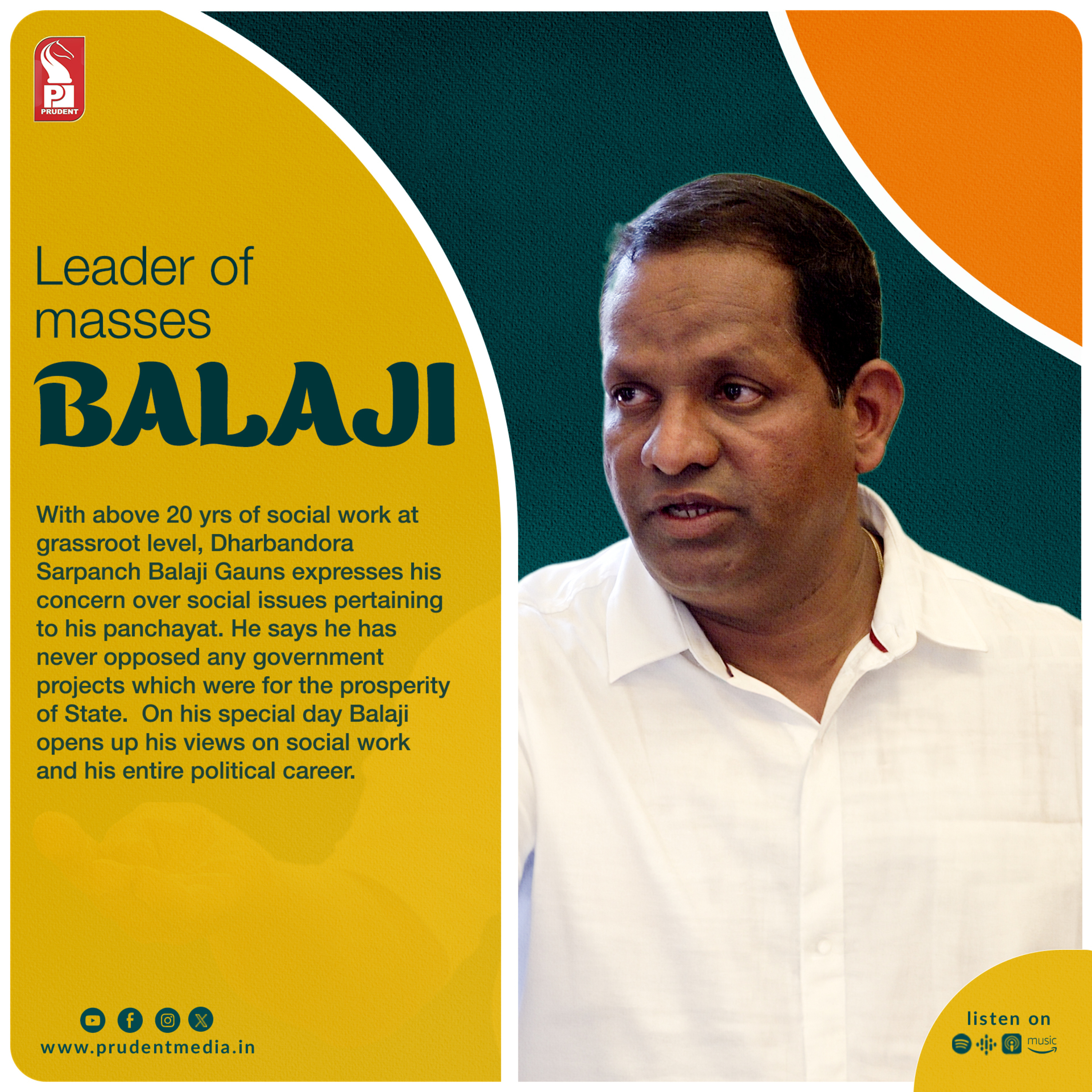 Leader of masses : Balaji | Prudent | 220224 episode artwork