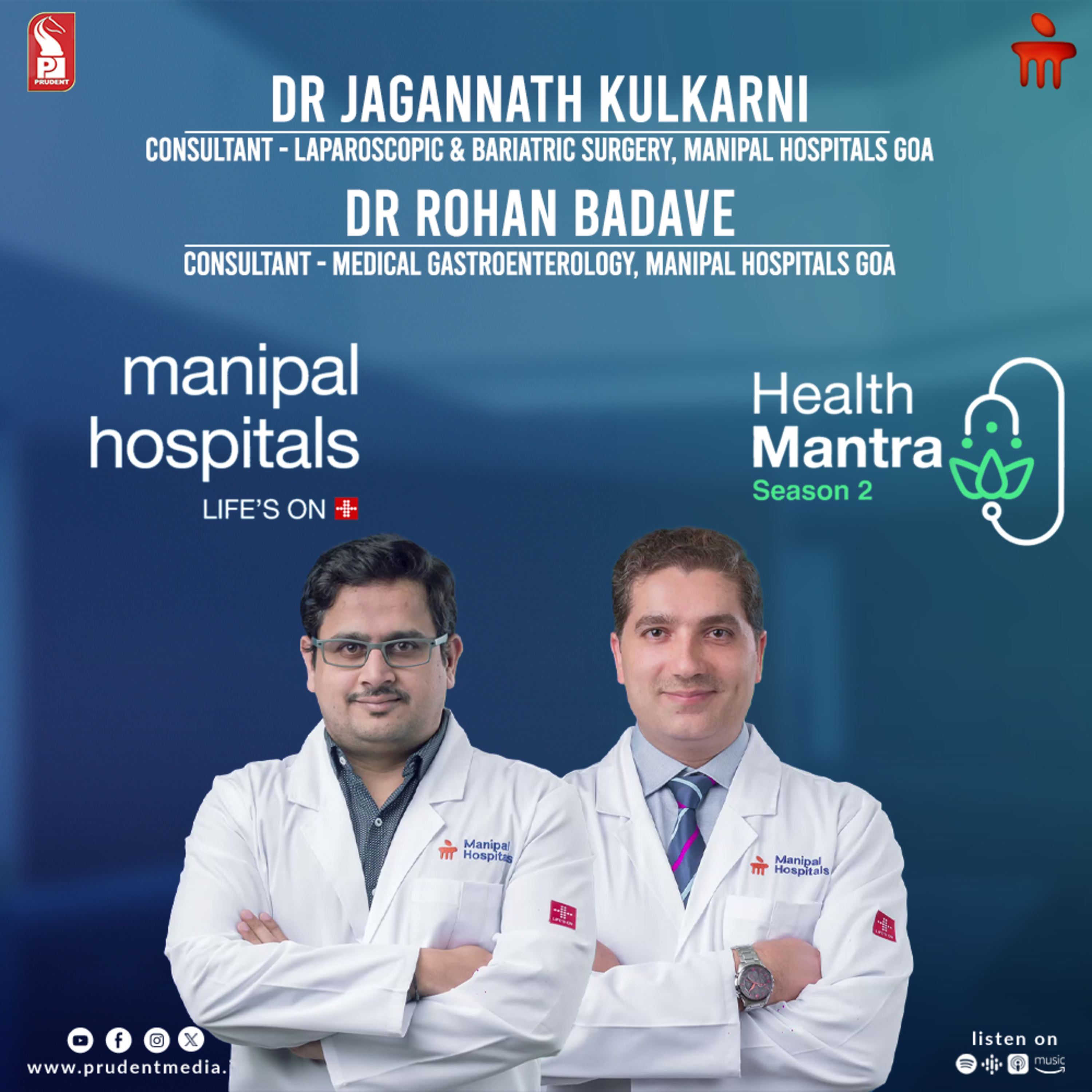 Dr Jagannath Kulkarni | Dr Rohan Badave | S2E7 | Health Mantra | Prudent | 290224 episode artwork