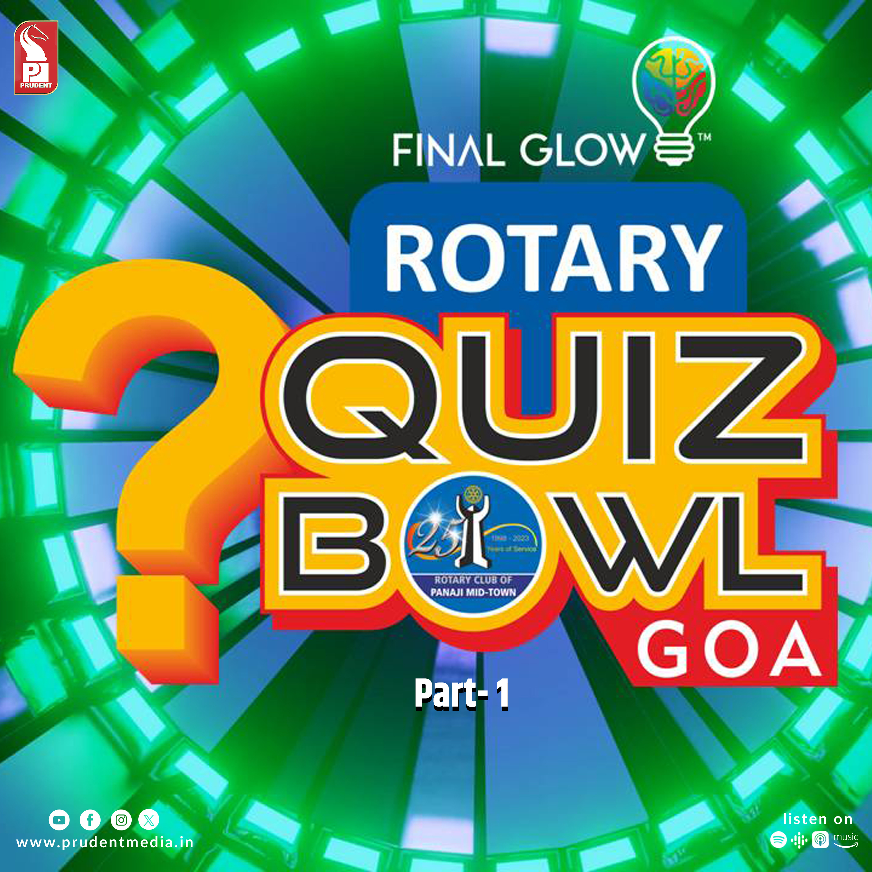 Rotary Quiz Bowl Goa | Part 1 | Prudent | 050324 episode artwork
