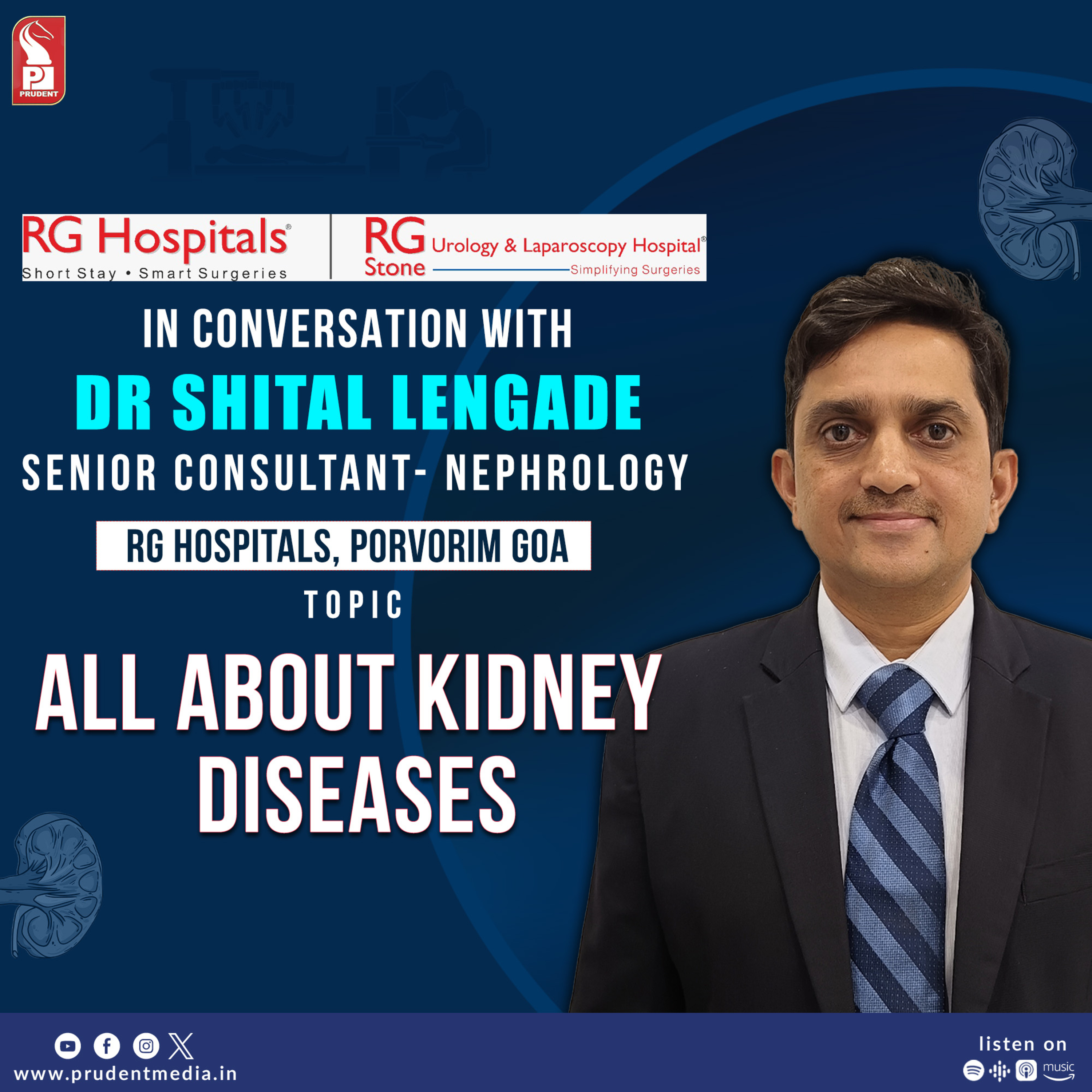 Dr Shital Lengade | Senior consultant - Nephrology | All about Kidney diseases | Prudent | 140324 episode artwork