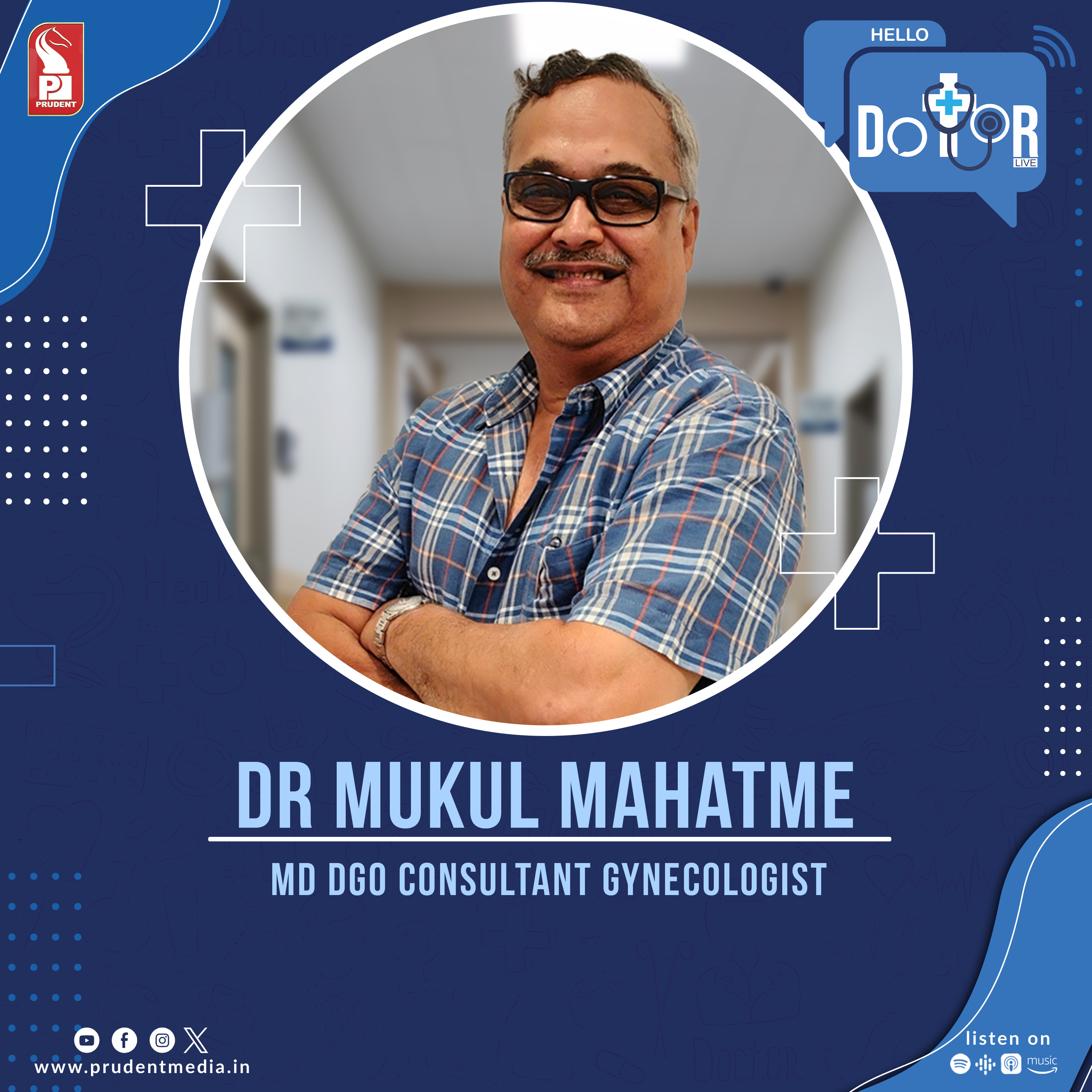 Dr. Mukul Mahatme | MD DGO Consultant Gynecologist | Hello Dotor | Prudent | 220324 episode artwork