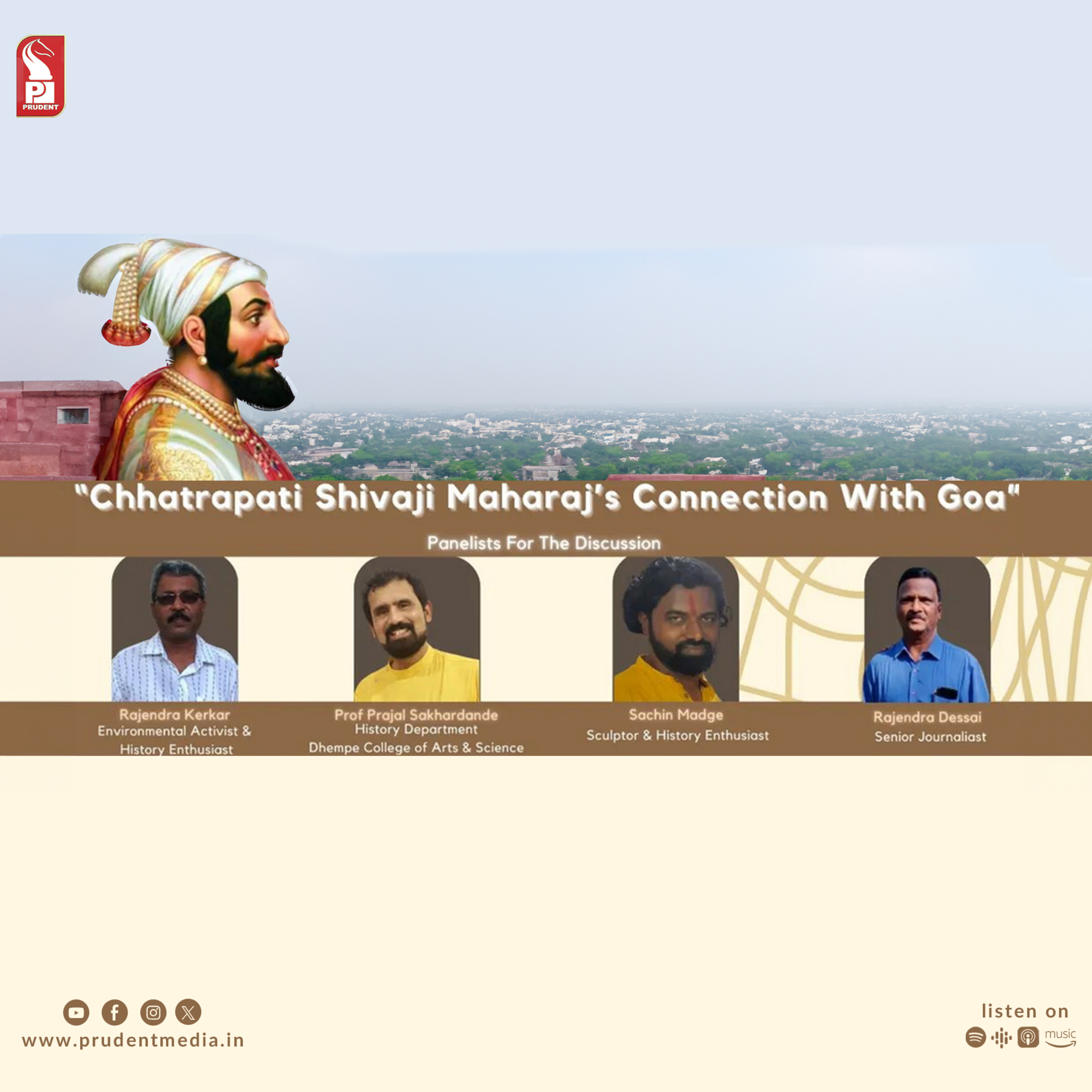 Chhatrapati Shivaji Maharaj’s  Connection with Goa | Prudent | 190324 episode artwork