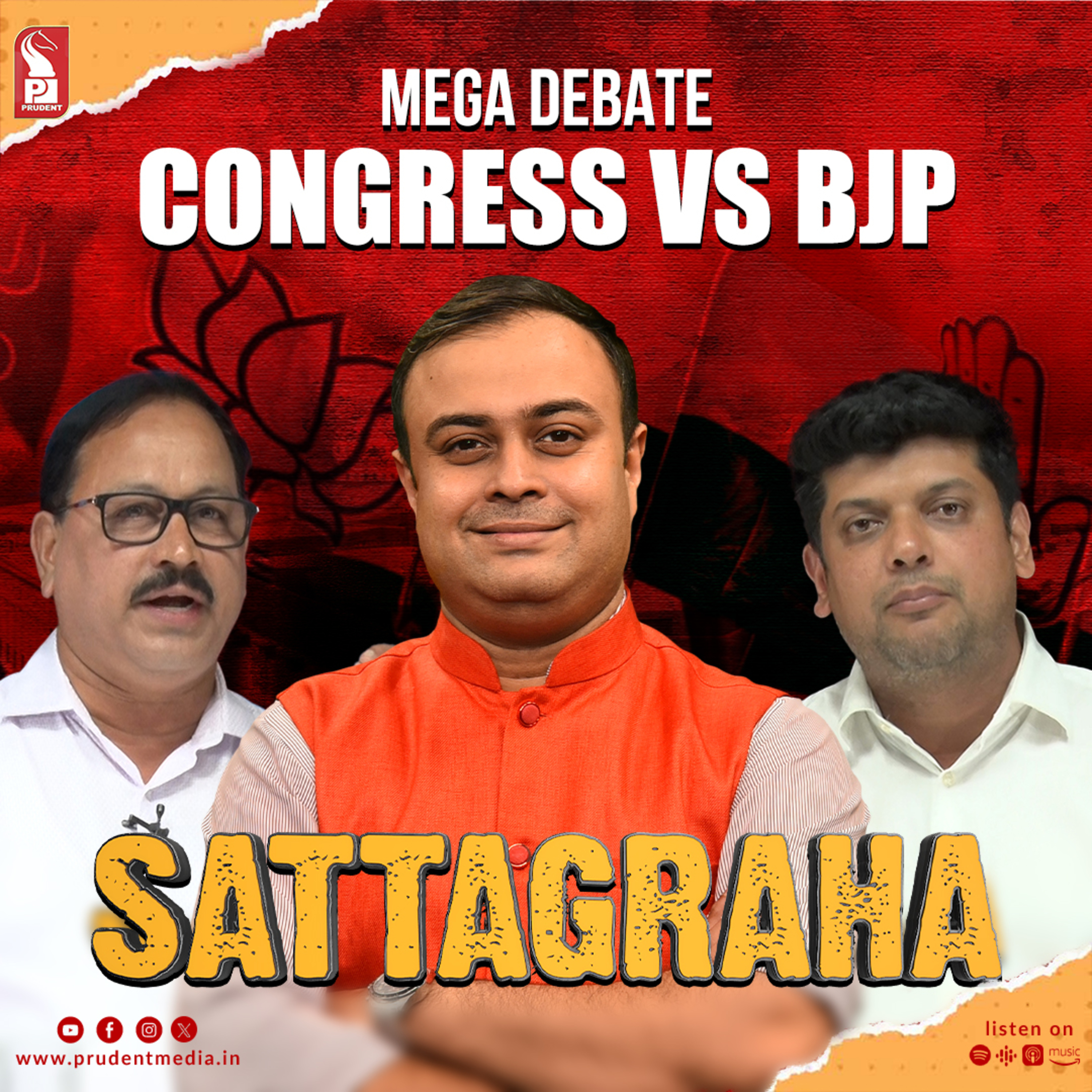 Mega Debate | Congress vs BJP | Sattagraha | Prudent | 200424 episode artwork