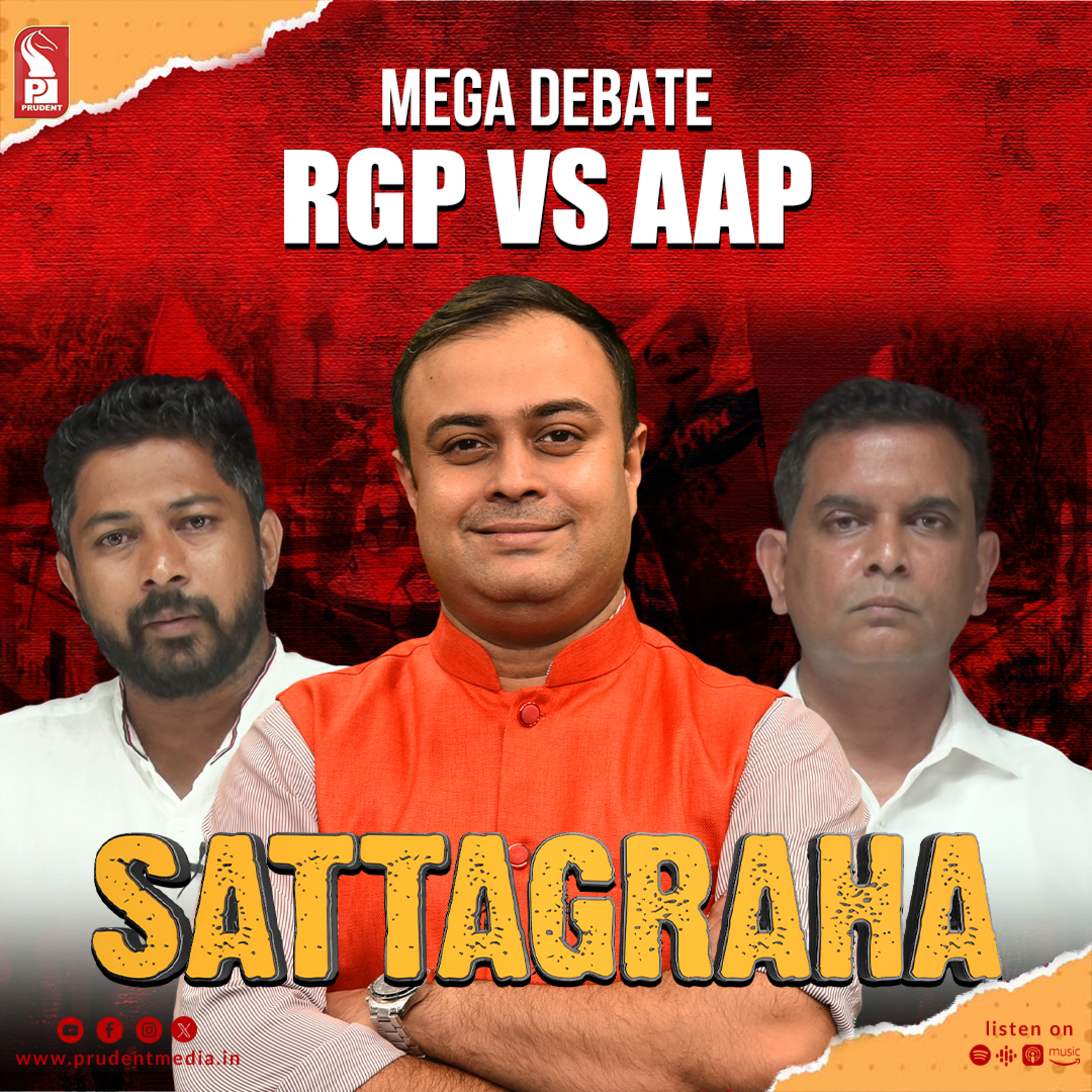 Mega Debate | RGP vs AAP | Sattagraha | Prudent | 230424 episode artwork