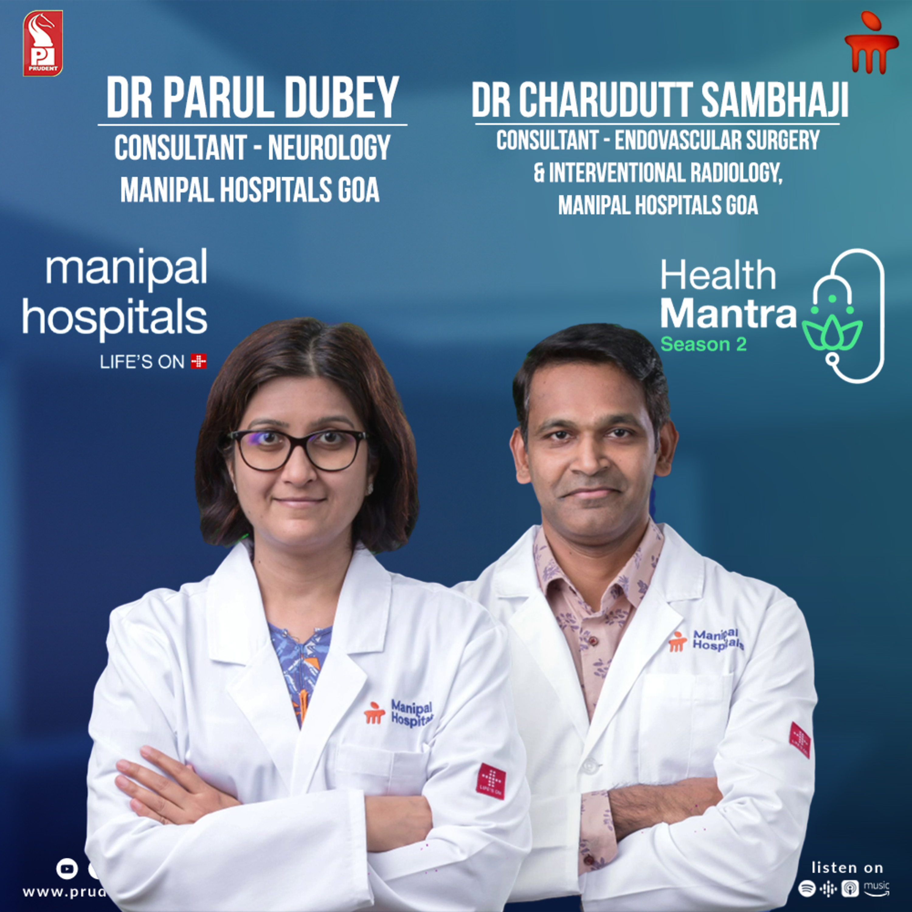 Dr Charudutt Sambhaji | Dr Parul Dubey | Stroke | S2E9 | Health Mantra | Prudent | 250424 episode artwork