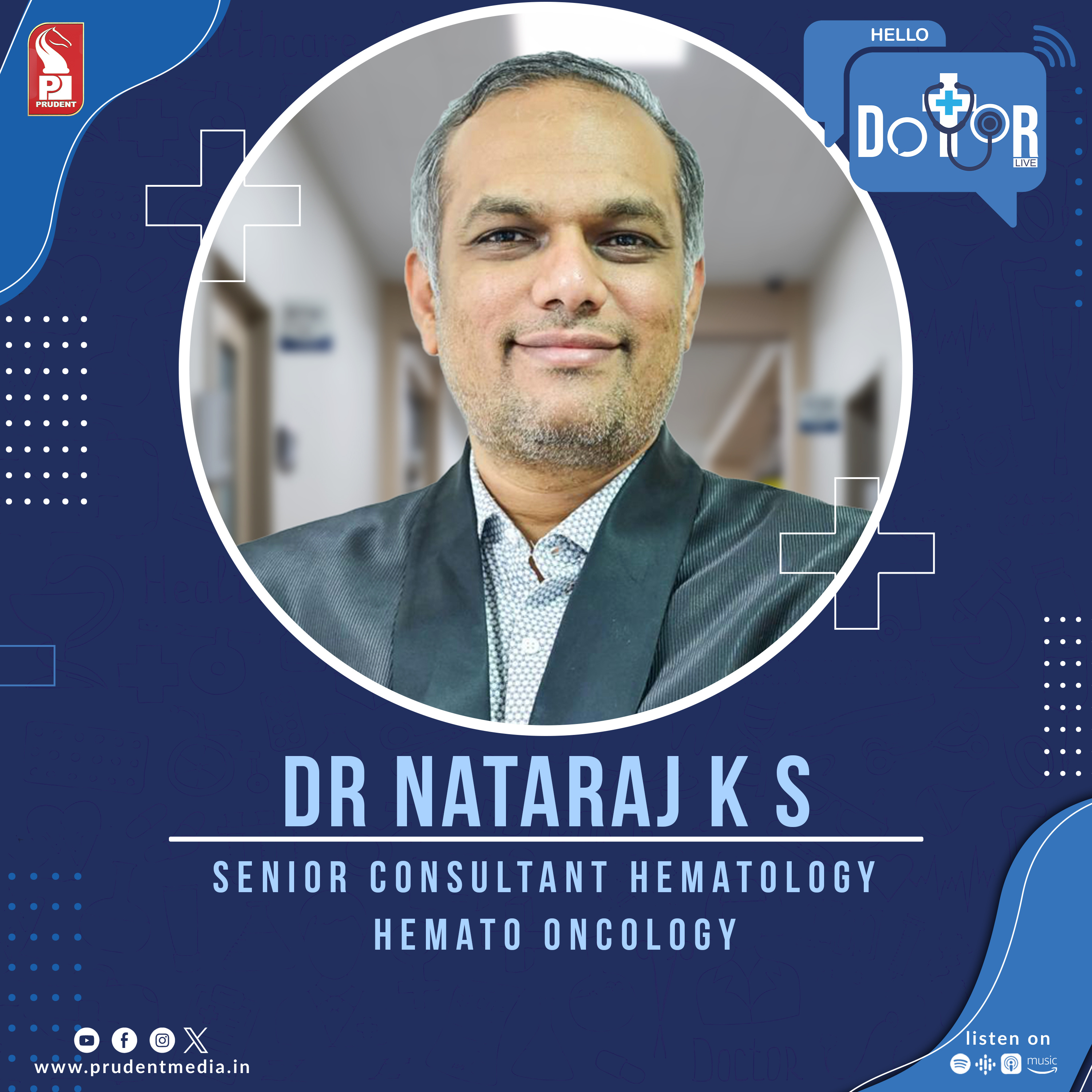 Dr Nataraj K S | Senior Consultant Hematology – Hemato Oncology | Hello Dotor | Prudent | 170524 episode artwork