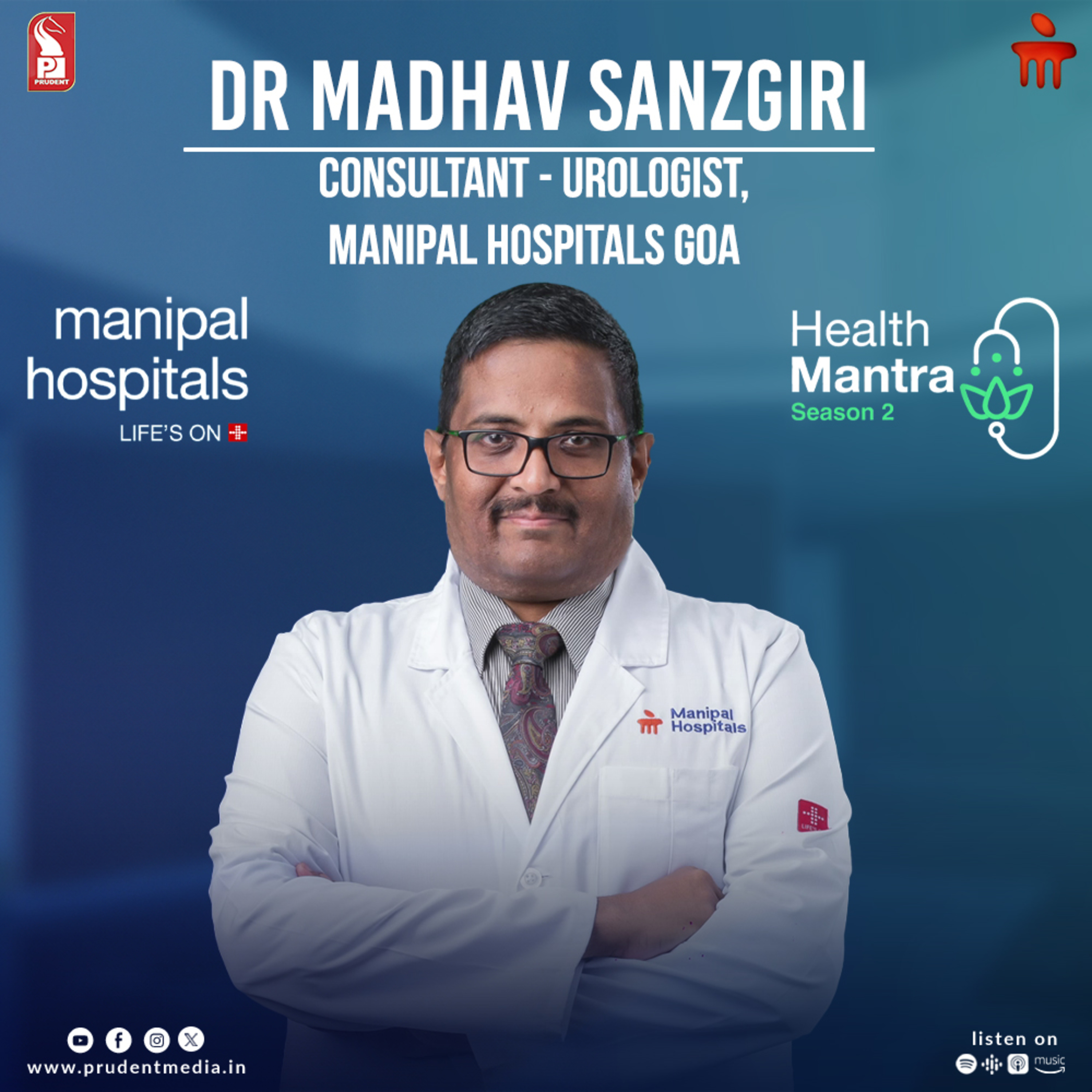 Dr Madhav Sanzgiri | Kidney stones | S2E10 | Health Mantra | Prudent | 090524 episode artwork