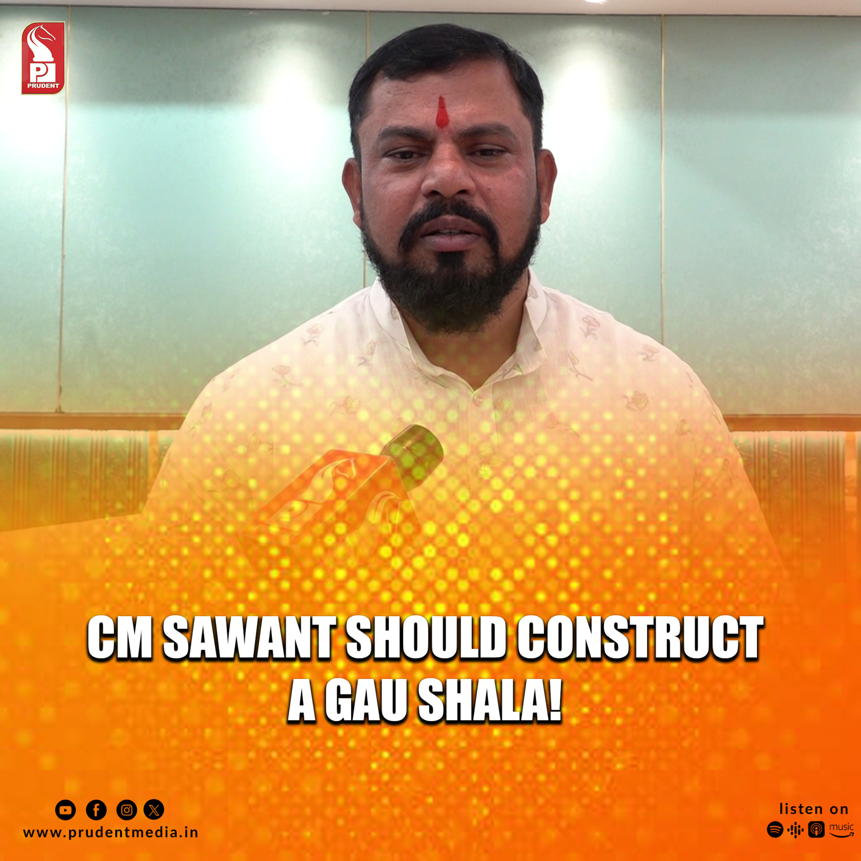 CM Sawant should construct a Gau Shala! | T Raja Singh Lodh | Prudent | 030724 episode artwork