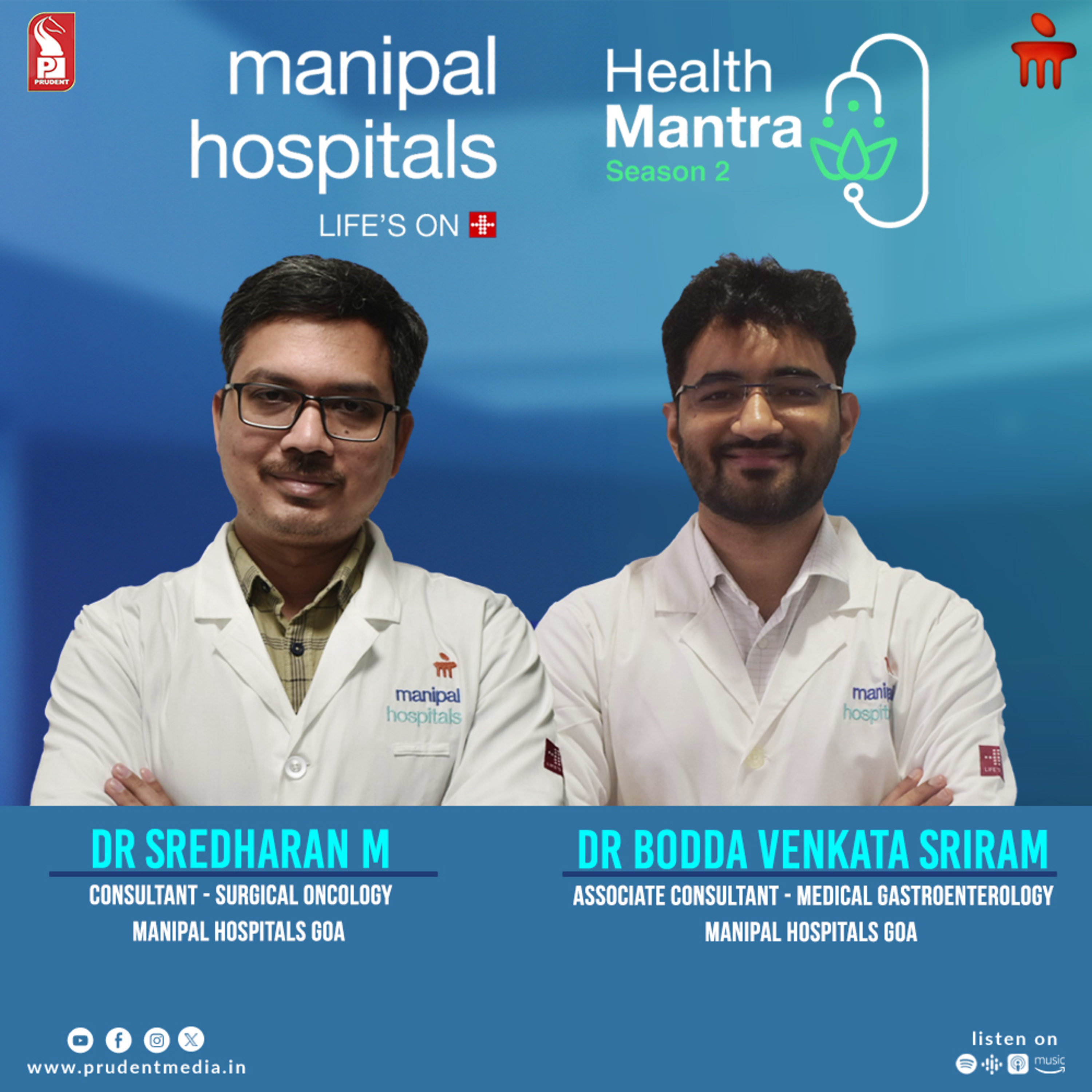 Dr Bodda Venkata Sriram | Dr Sredharan M | Stomach Cancer | S2E12 | Health Mantra | Prudent | 180724 episode artwork