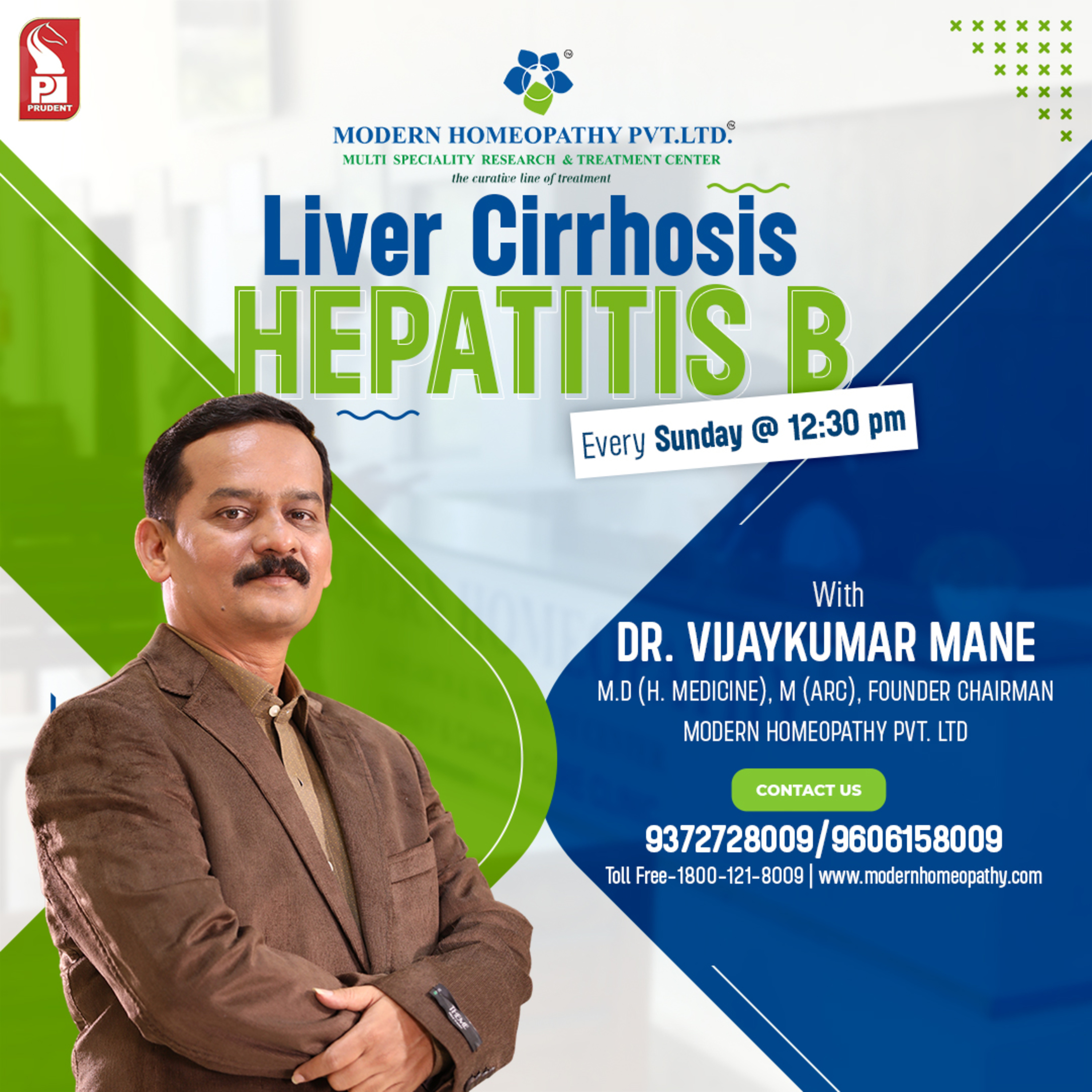  Modern Homeopathy | Ep. 1 | Liver Cirrhosis - Hepatitis B | Prudent | 280724 episode artwork