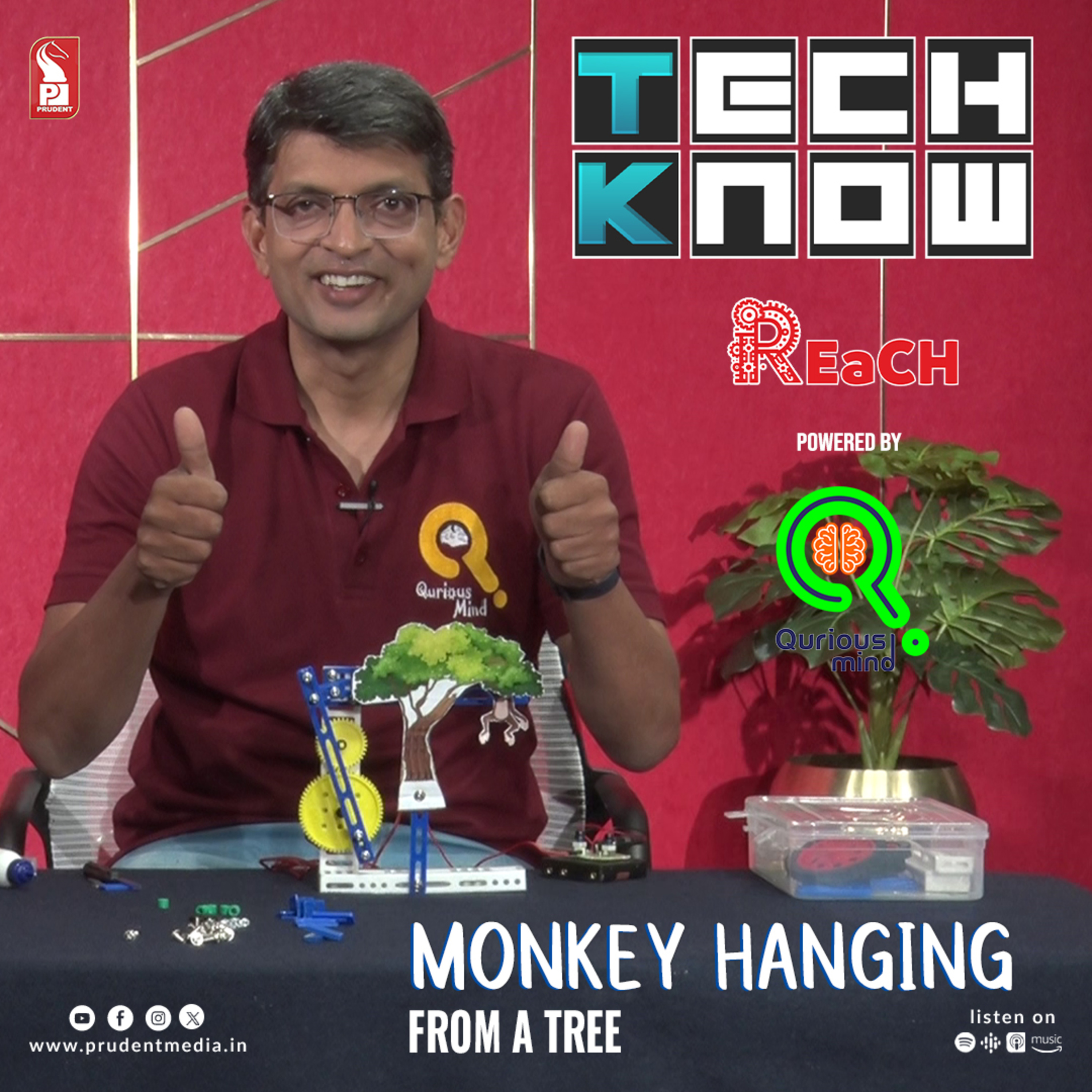 Monkey hanging from a tree | Tech Know ‘REaCH’ | Robotics | Prudent | 010924 episode artwork