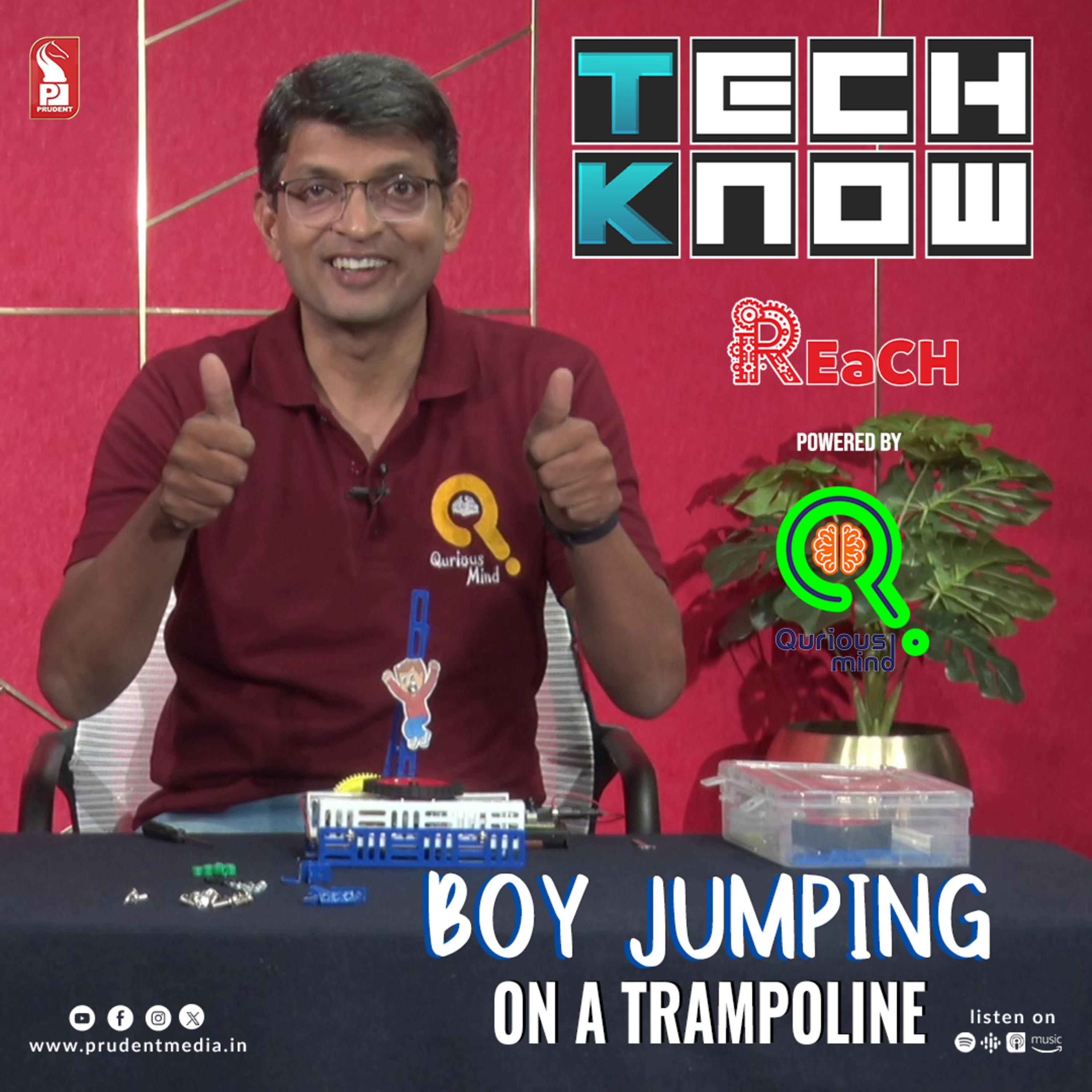 Boy jumping on a trampoline | Tech Know ‘REaCH’ | Robotics | Prudent | 150924 episode artwork