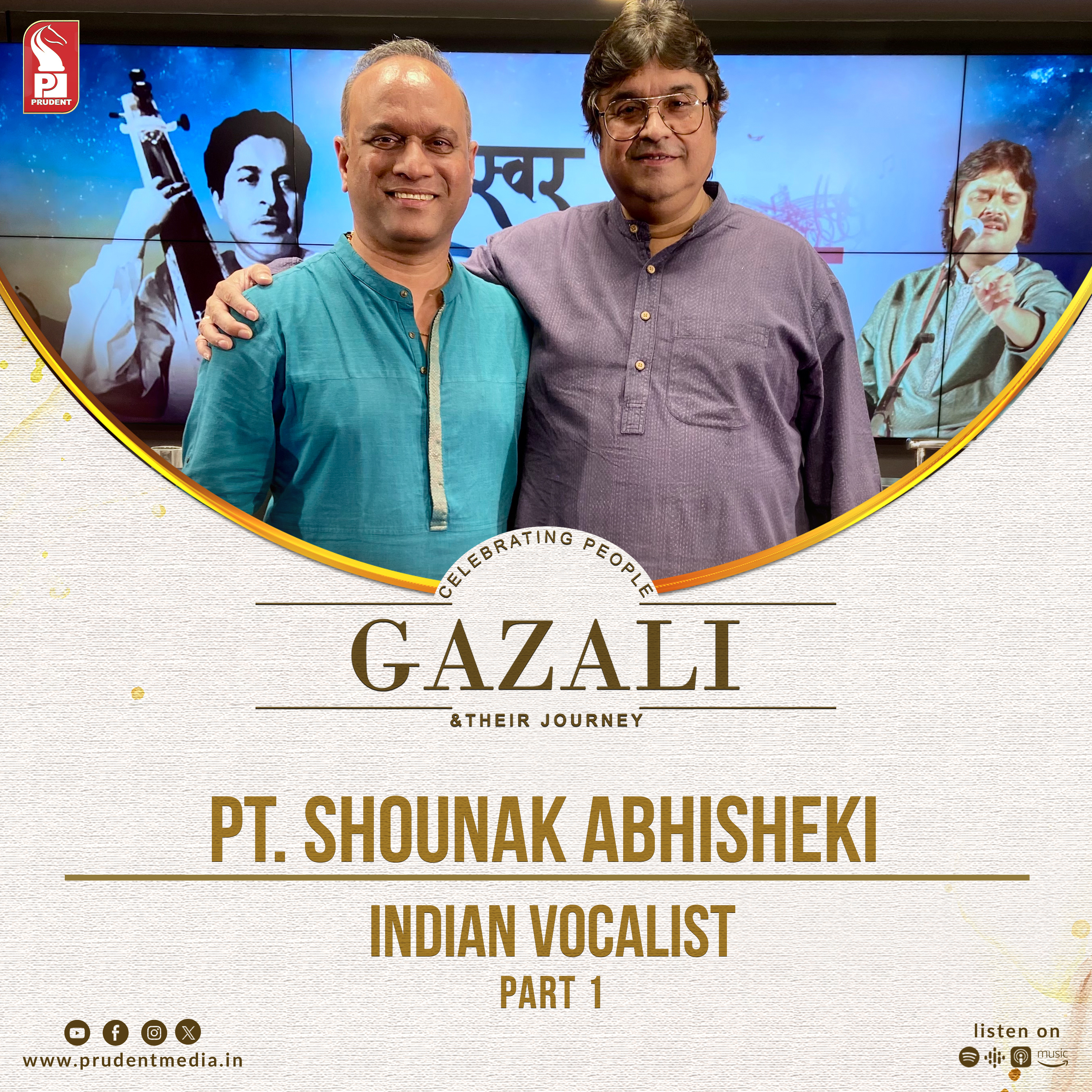 Pt. Shounak Abhisheki | Indian Vocalist | Part 1 | Gazali | Prudent | 260924 episode artwork