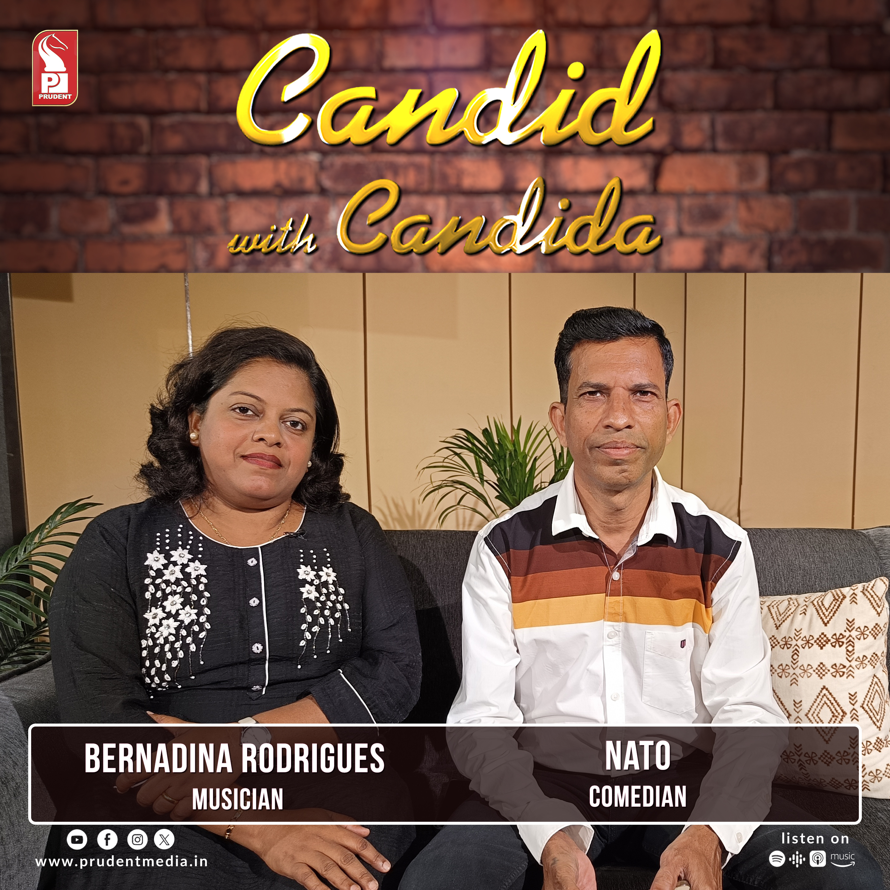 Comedian Nato | Bernadina Rodrigues | Candid with Candida | Ep. 94 | Prudent | 161024 episode artwork