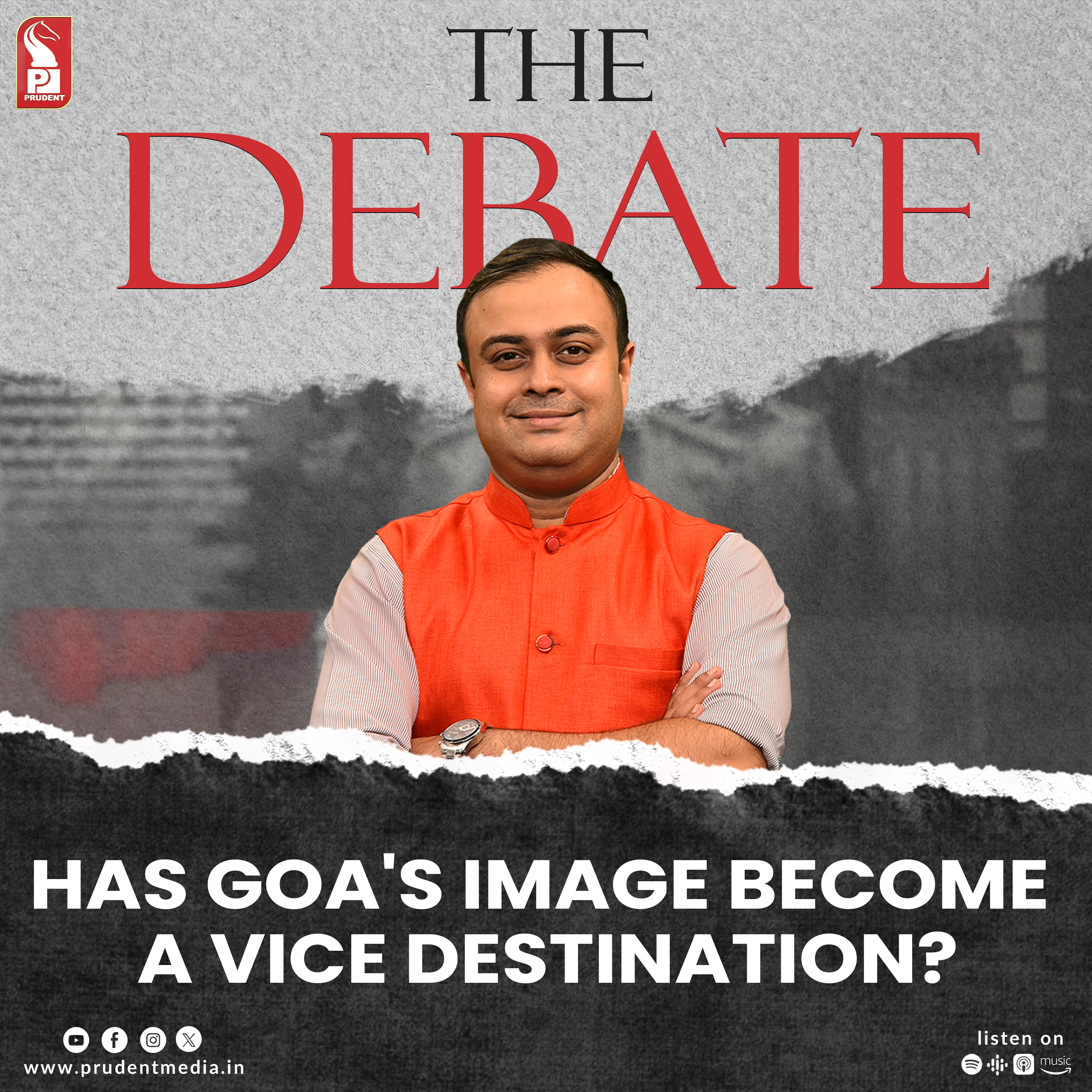 Has Goa's Image Become a Vice Destination? | The Debate | Prudent | 251024 episode artwork