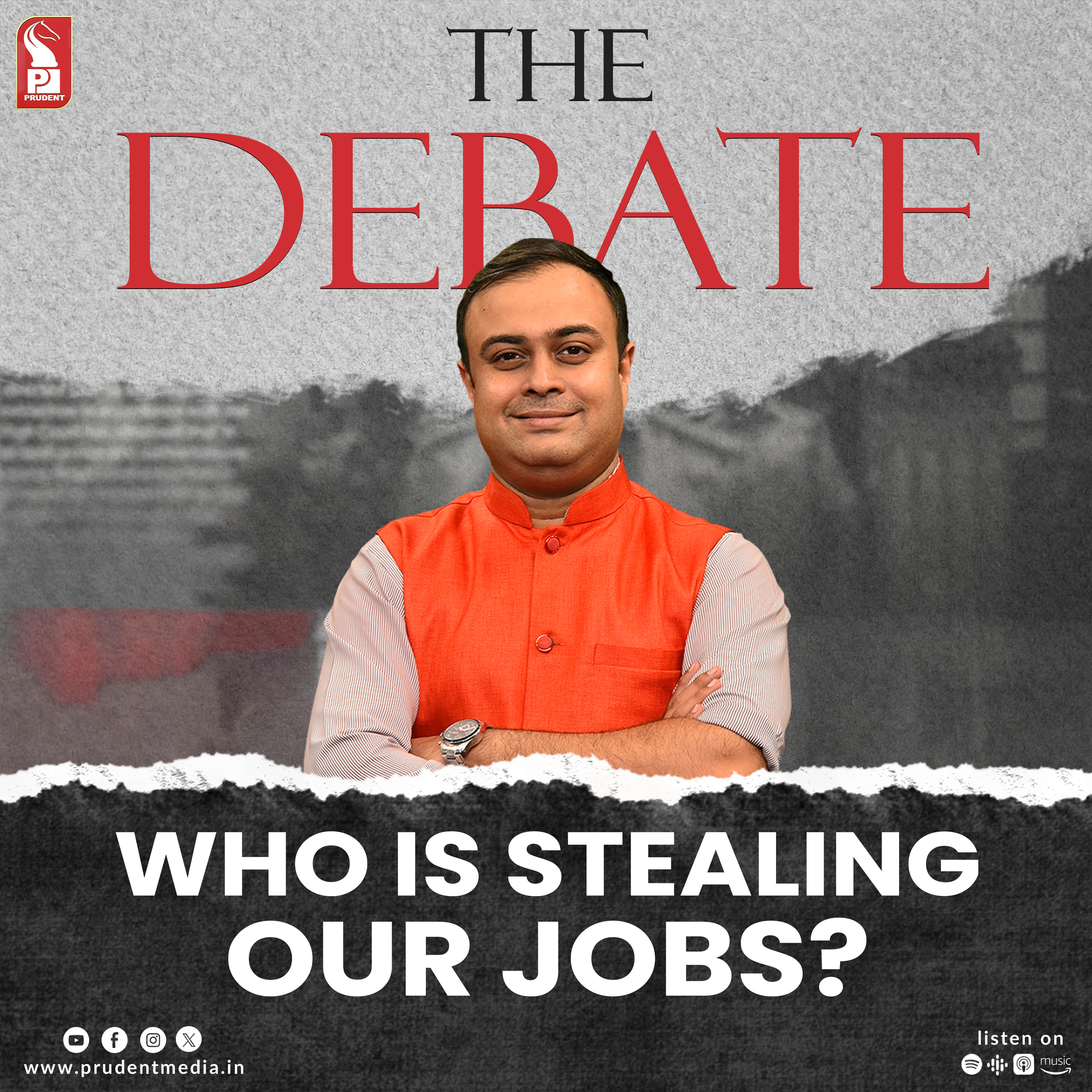 Who is stealing our jobs? | The Debate | Prudent | 081124 episode artwork