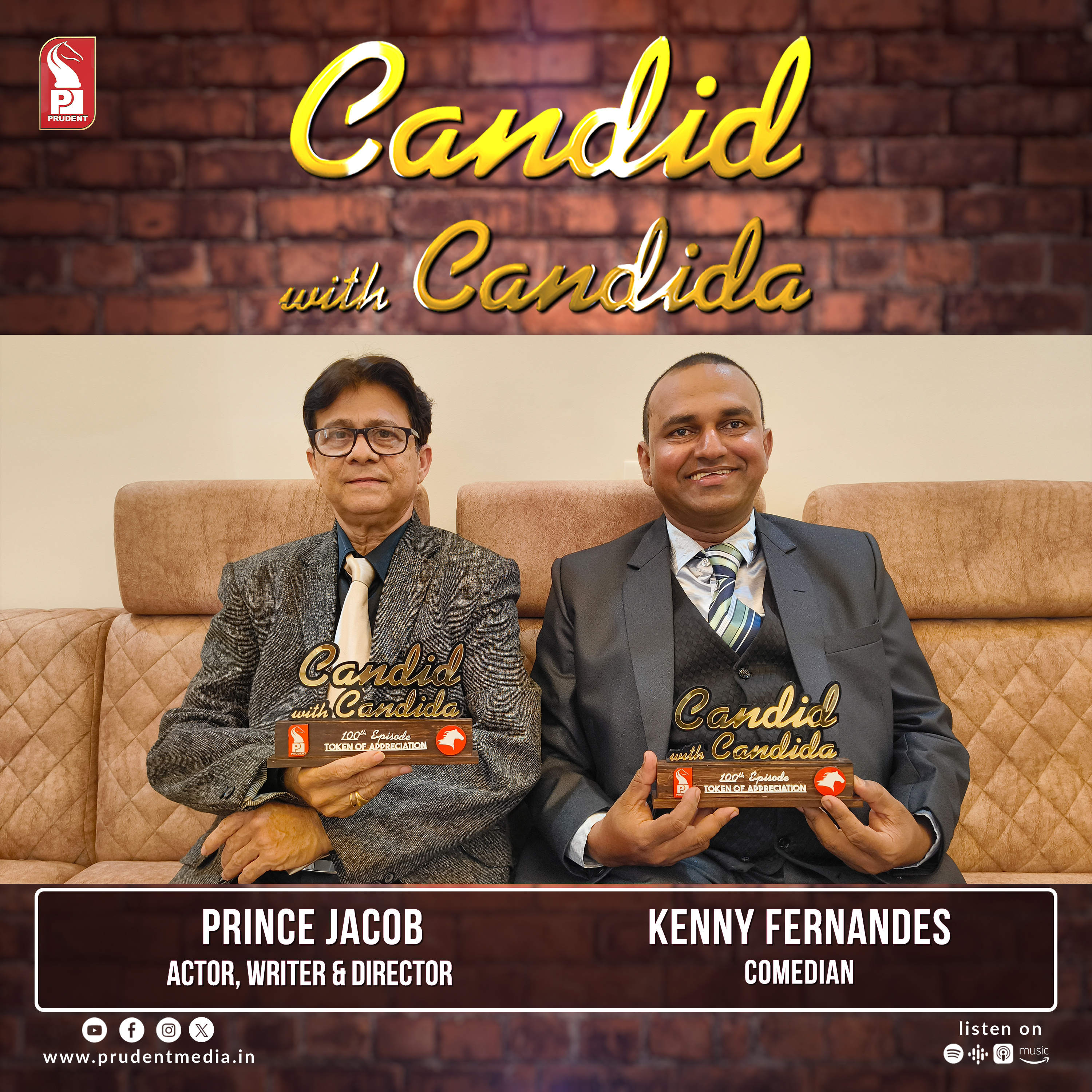 Prince Jacob | Kenny Fernandes | Candid with Candida | Ep. 100 | Prudent | 150125 episode artwork