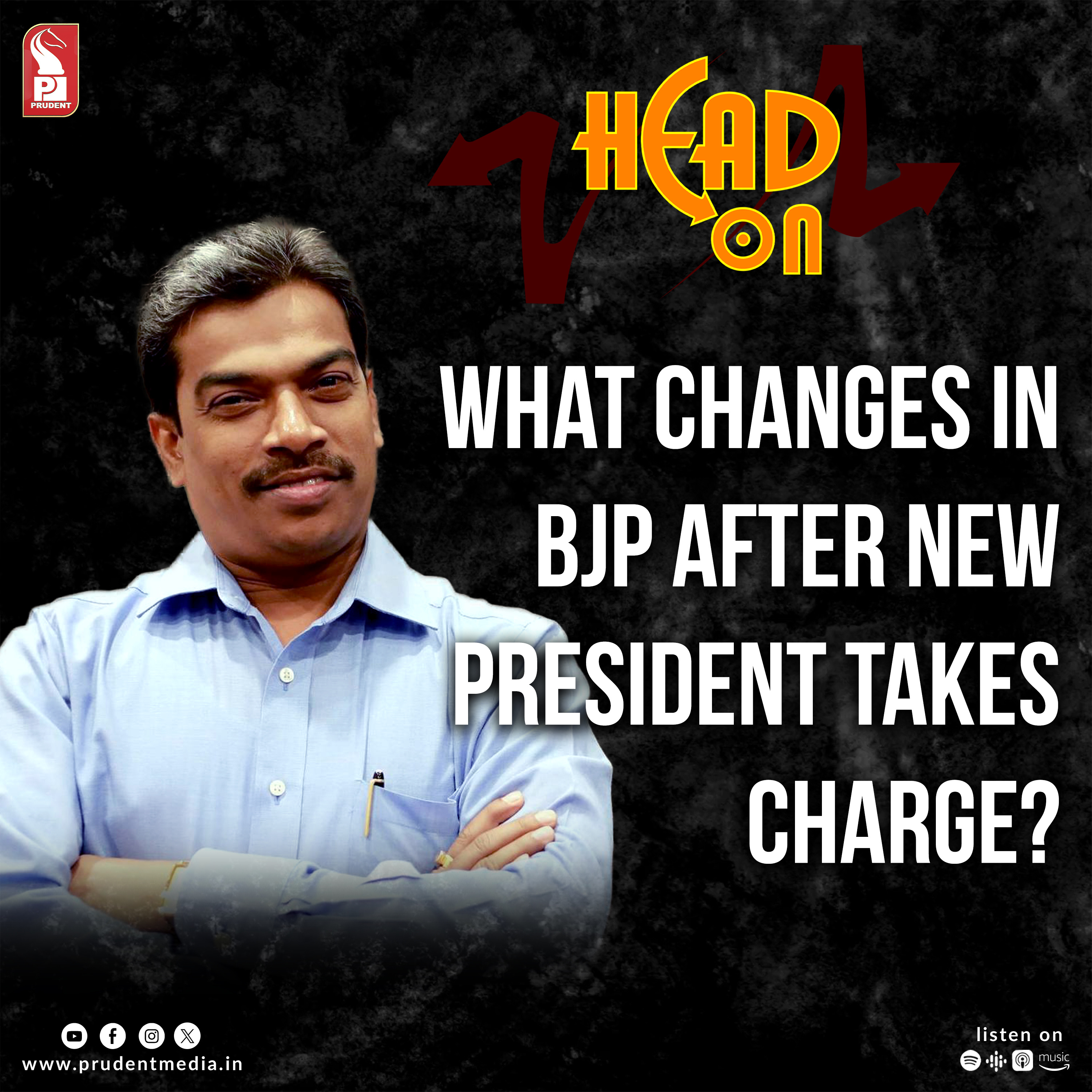 Damodar Naik | BJP Goa State President | Head On | Prudent | 200125 episode artwork