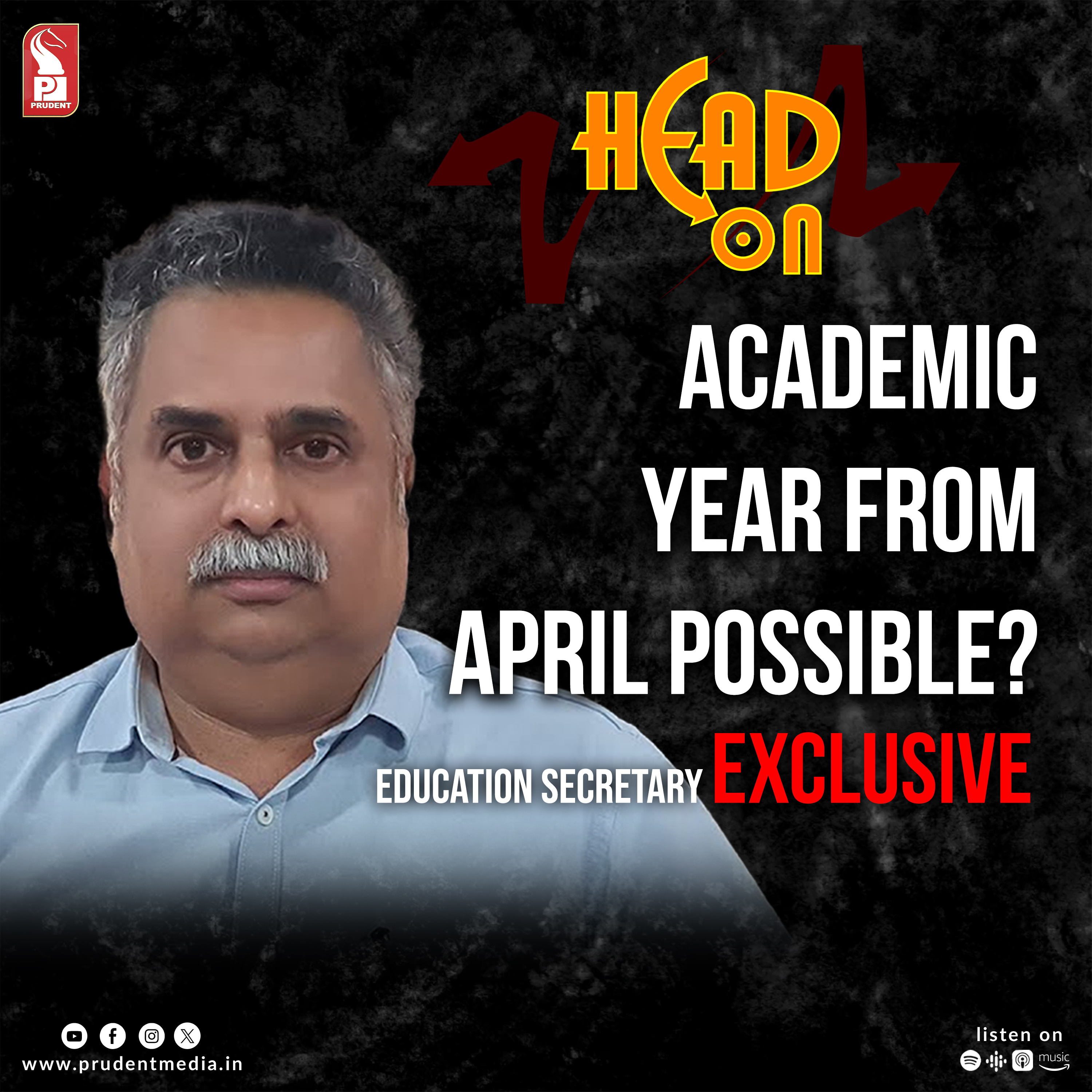 Prasad Lolayekar IAS | Education Secretary | Head On | Prudent | 010225 episode artwork