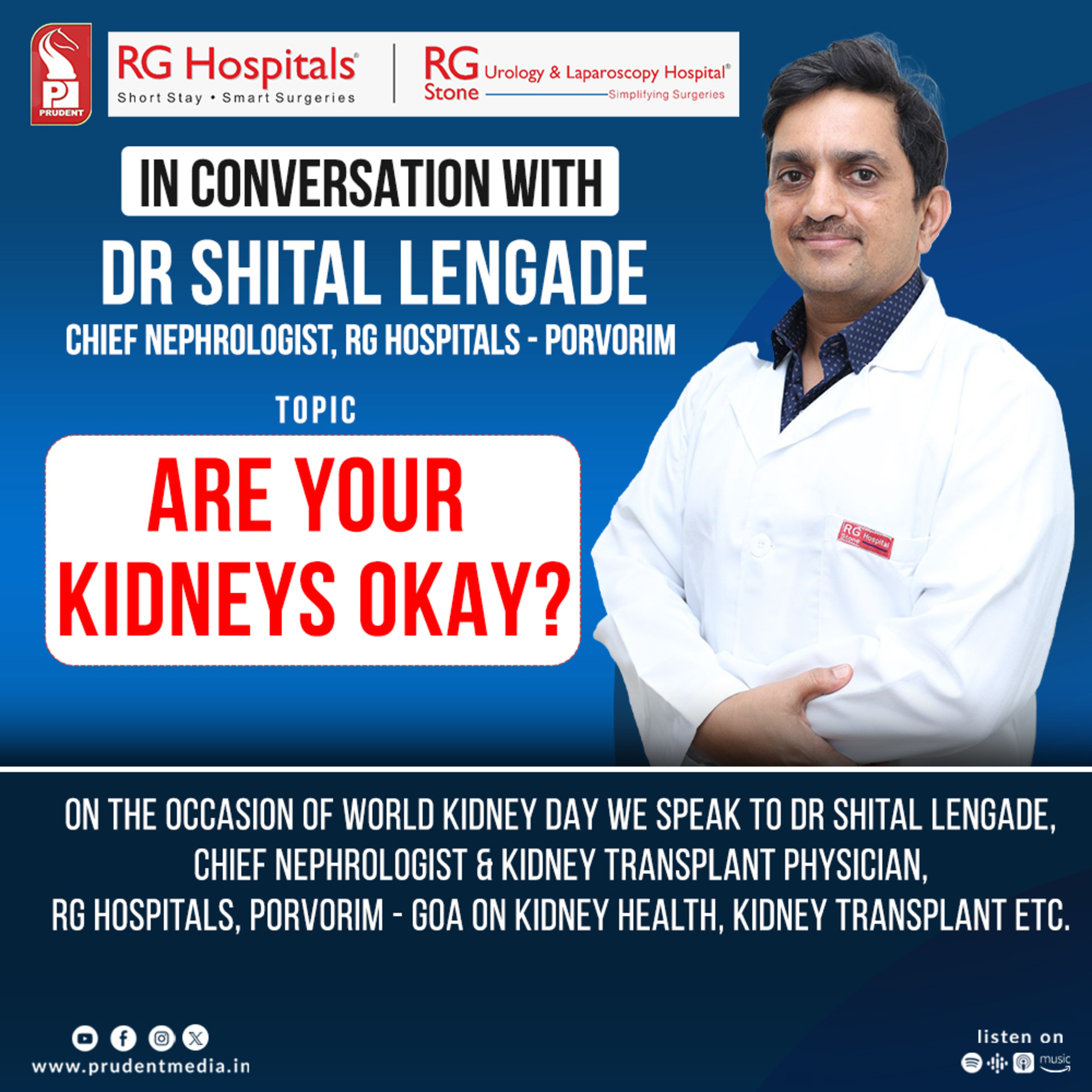 Are your kidneys okay? | World Kidney Day | Dr Shital Lengade | Prudent | 130325 episode artwork
