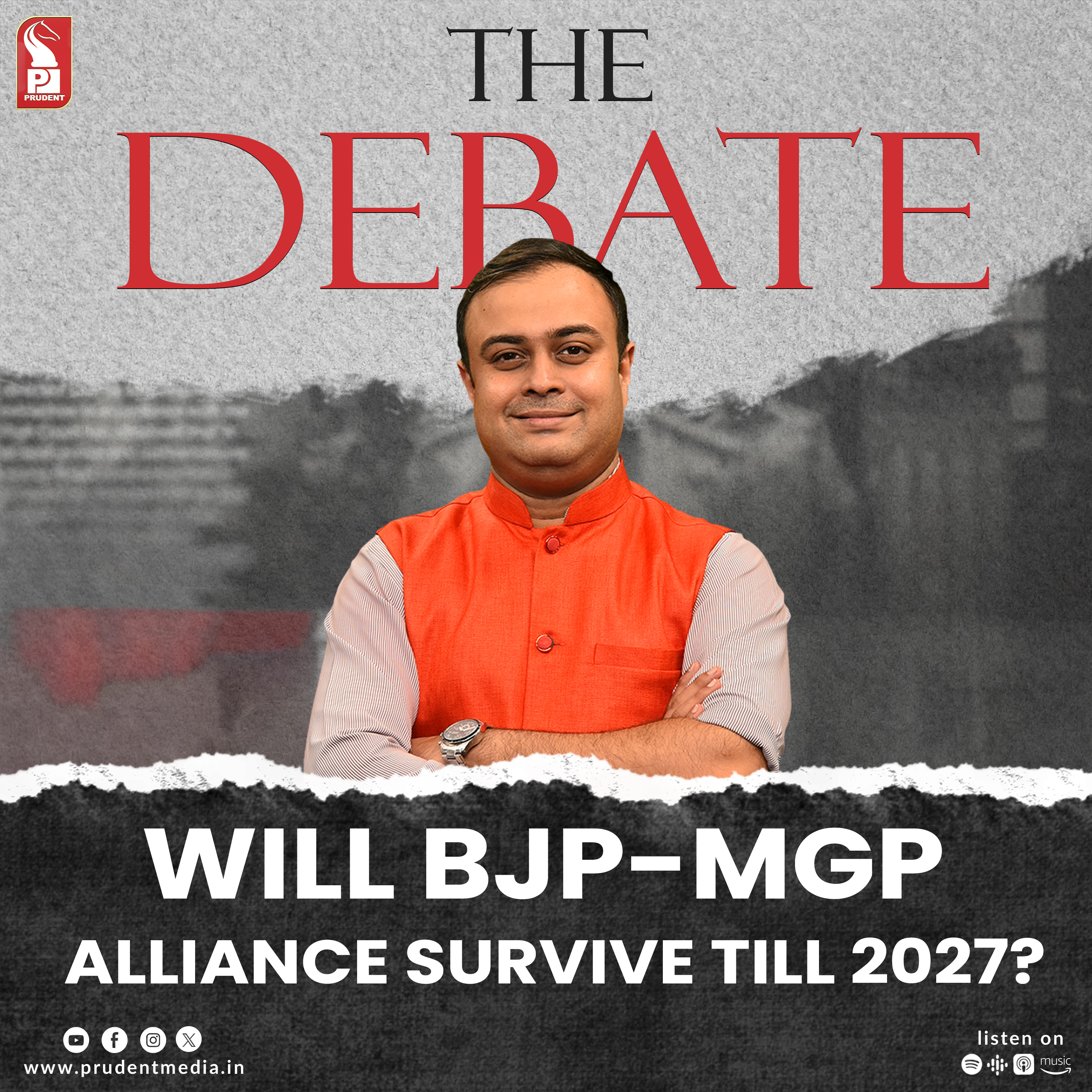 Will BJP-MGPalliance survive till 2027? | The Debate | Prudent | 040425 episode artwork