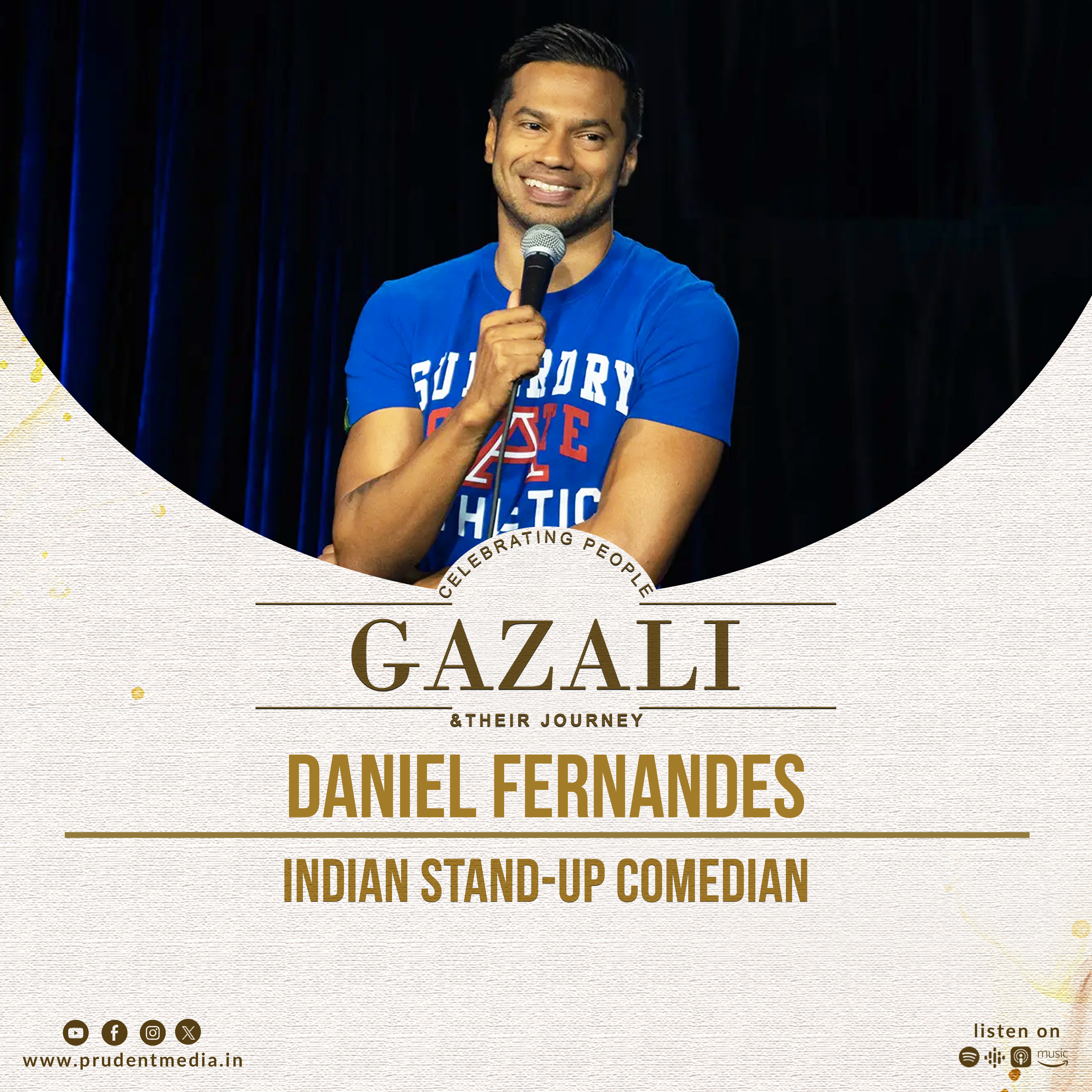 Daniel Fernandes | Indian stand-up comedian | Gazali | Prudent | 170425 episode artwork