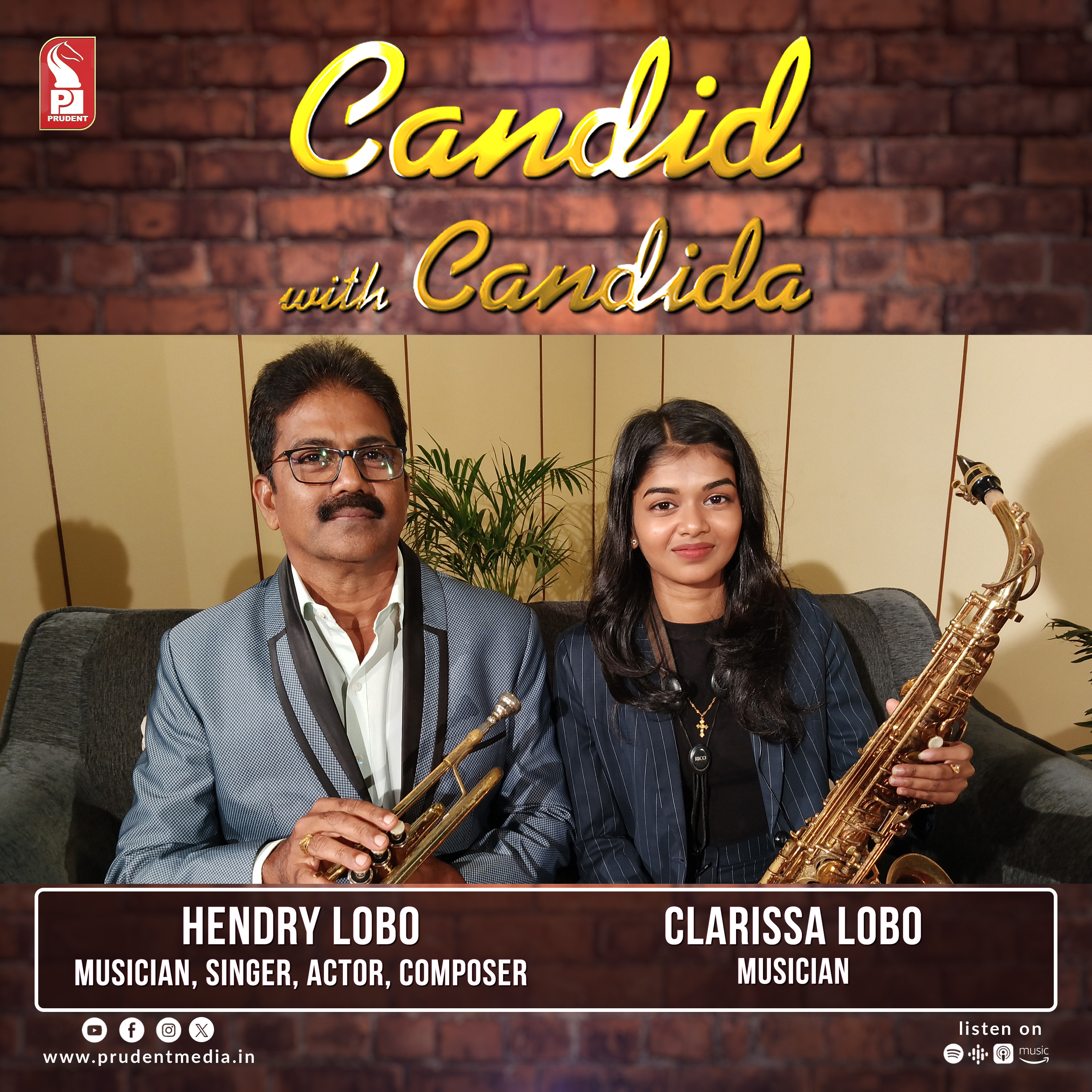 Clarissa Lobo | Hendry Lobo | Candid with Candida | Ep. 111 | Prudent | 300425 episode artwork
