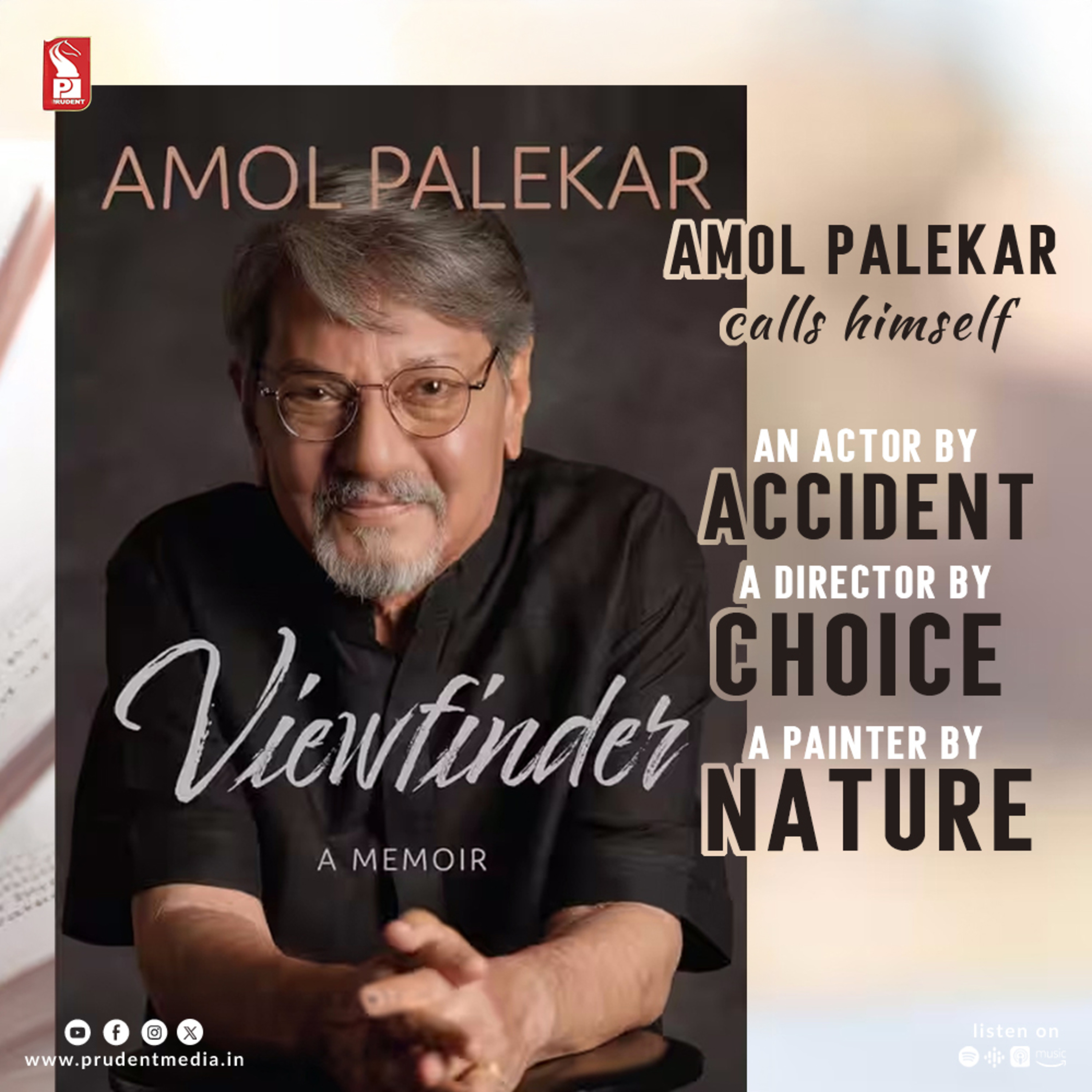 Viewfinder: A Memoir | Amol Palekar | Sandhya Gokhale | Kitaab - Book in Discussion | Prudent | 110525 episode artwork