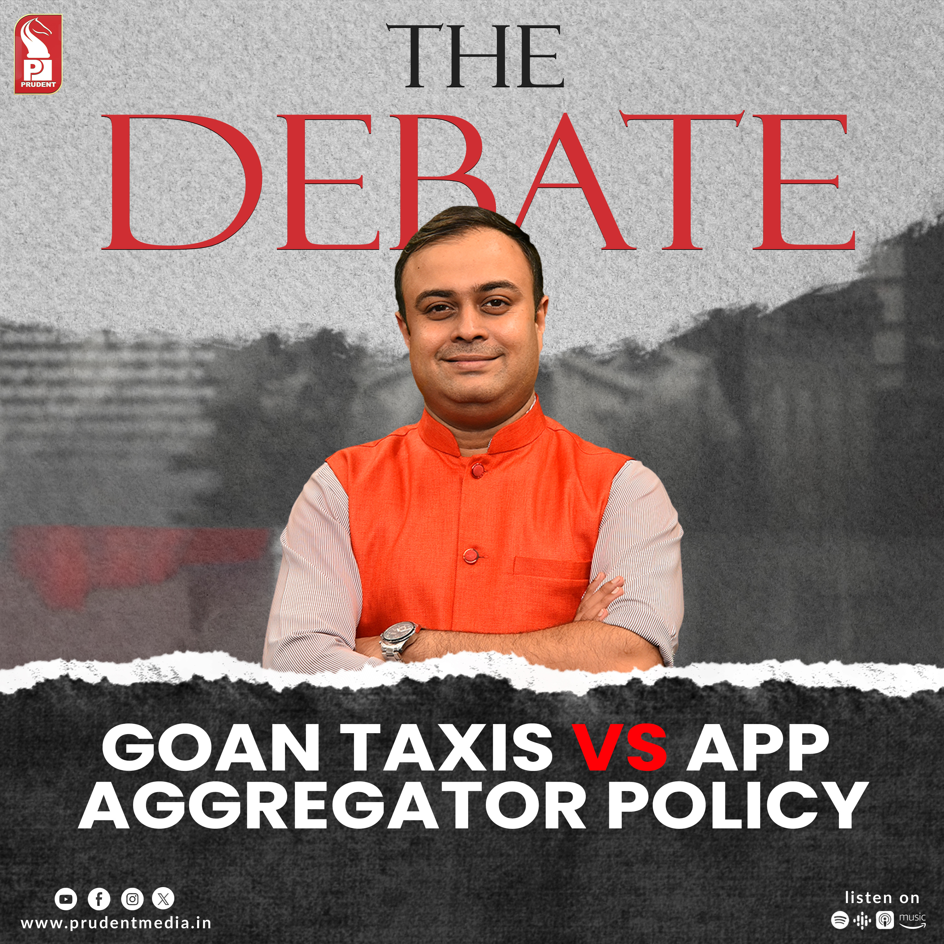Goan Taxis Vs App Aggregator Policy | The Debate | Prudent | 060625 episode artwork