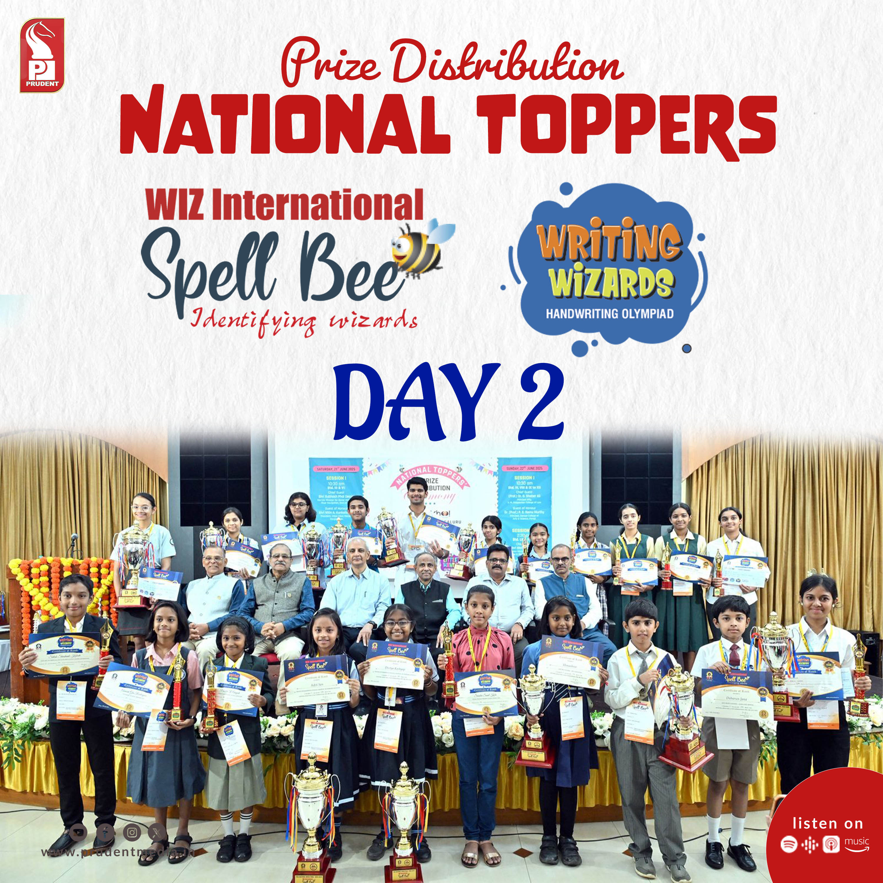 Wiz International Spelling Bee | Handwriting Competition | National Toppers | Day 2 | Part 1 | 060725 episode artwork