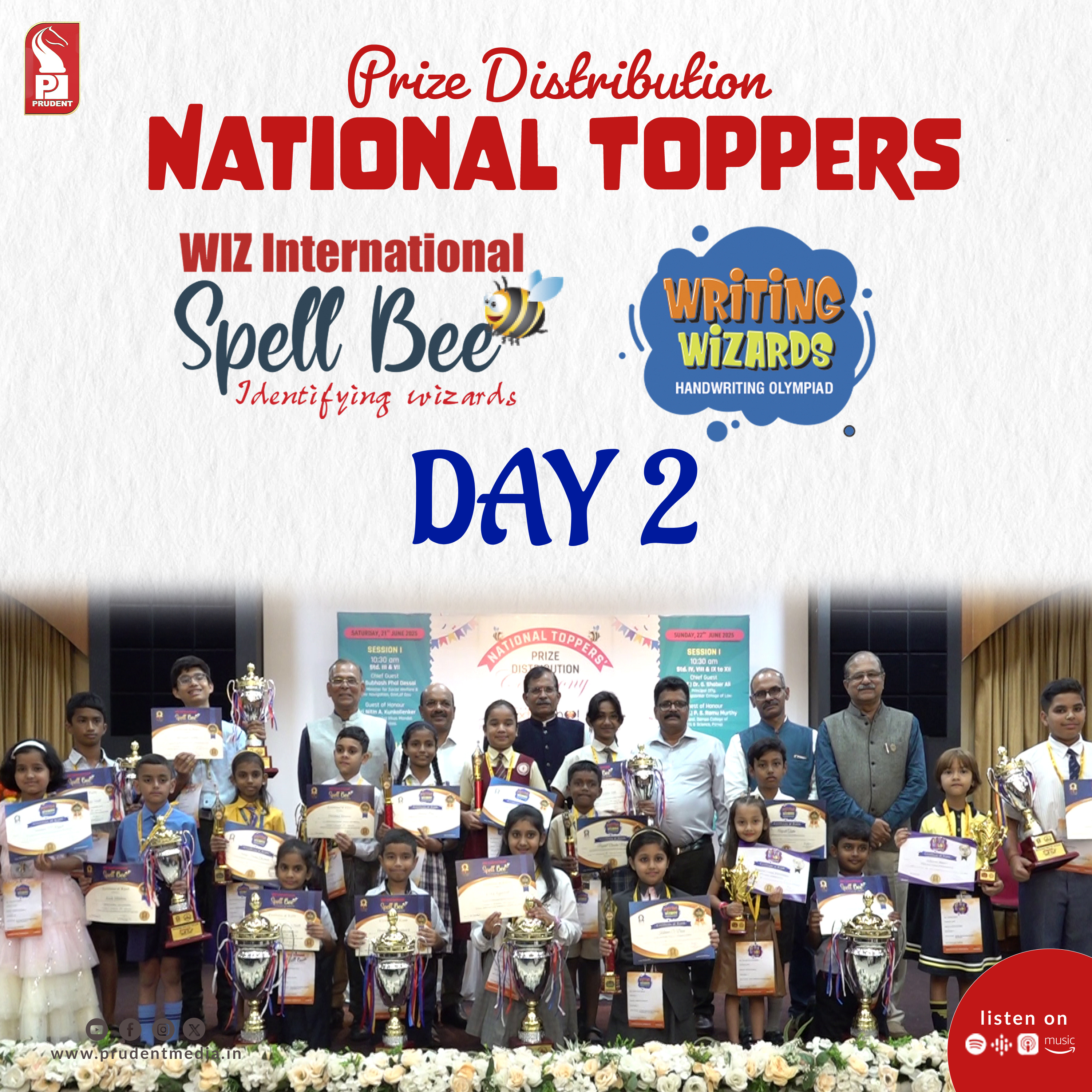 Wiz International Spelling Bee | Handwriting Competition | National Toppers | Day 2 | Part 2 | 090725 episode artwork