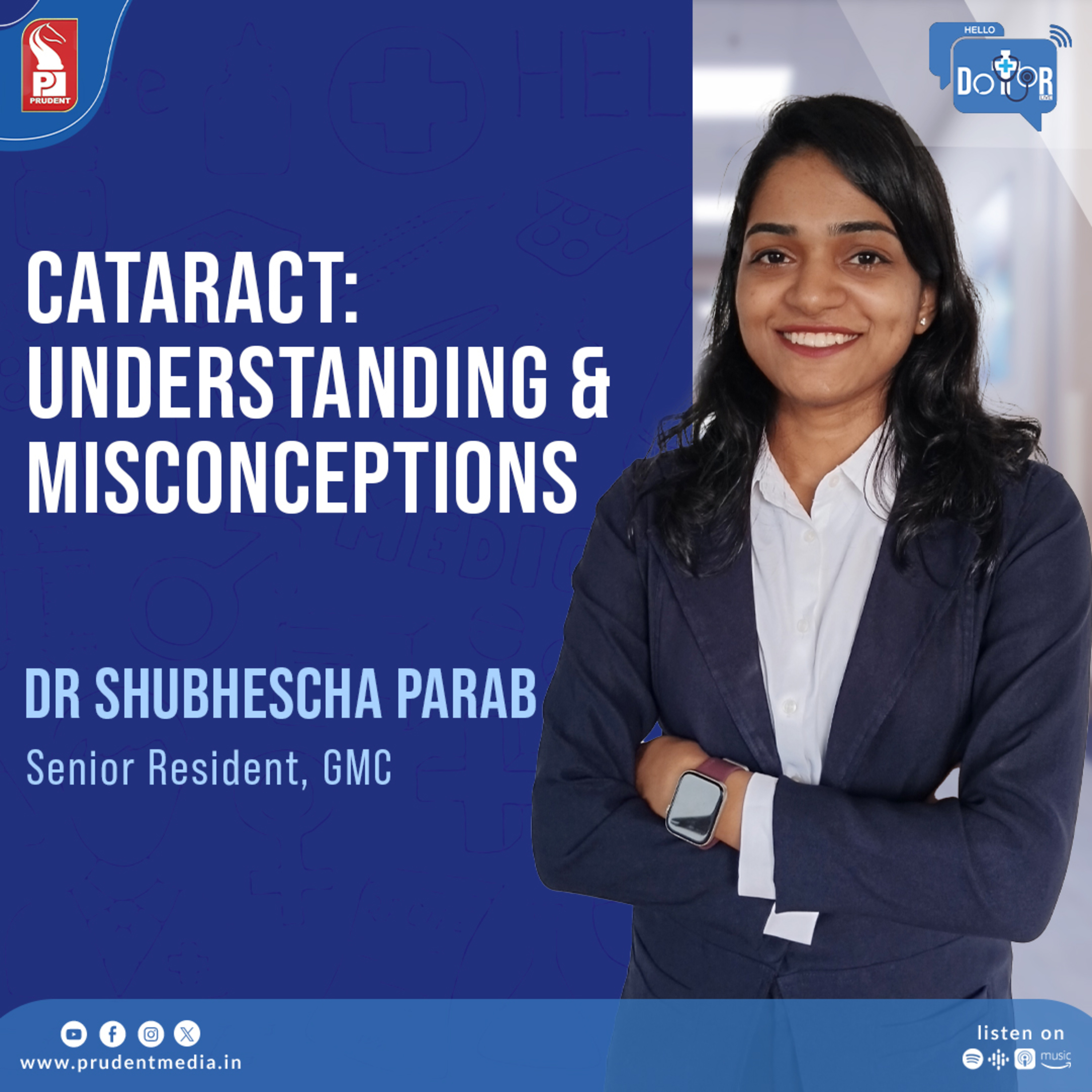 Dr Shubhescha Parab | Senior Resident, GMC | Hello Dotor | Prudent | 080825 episode artwork