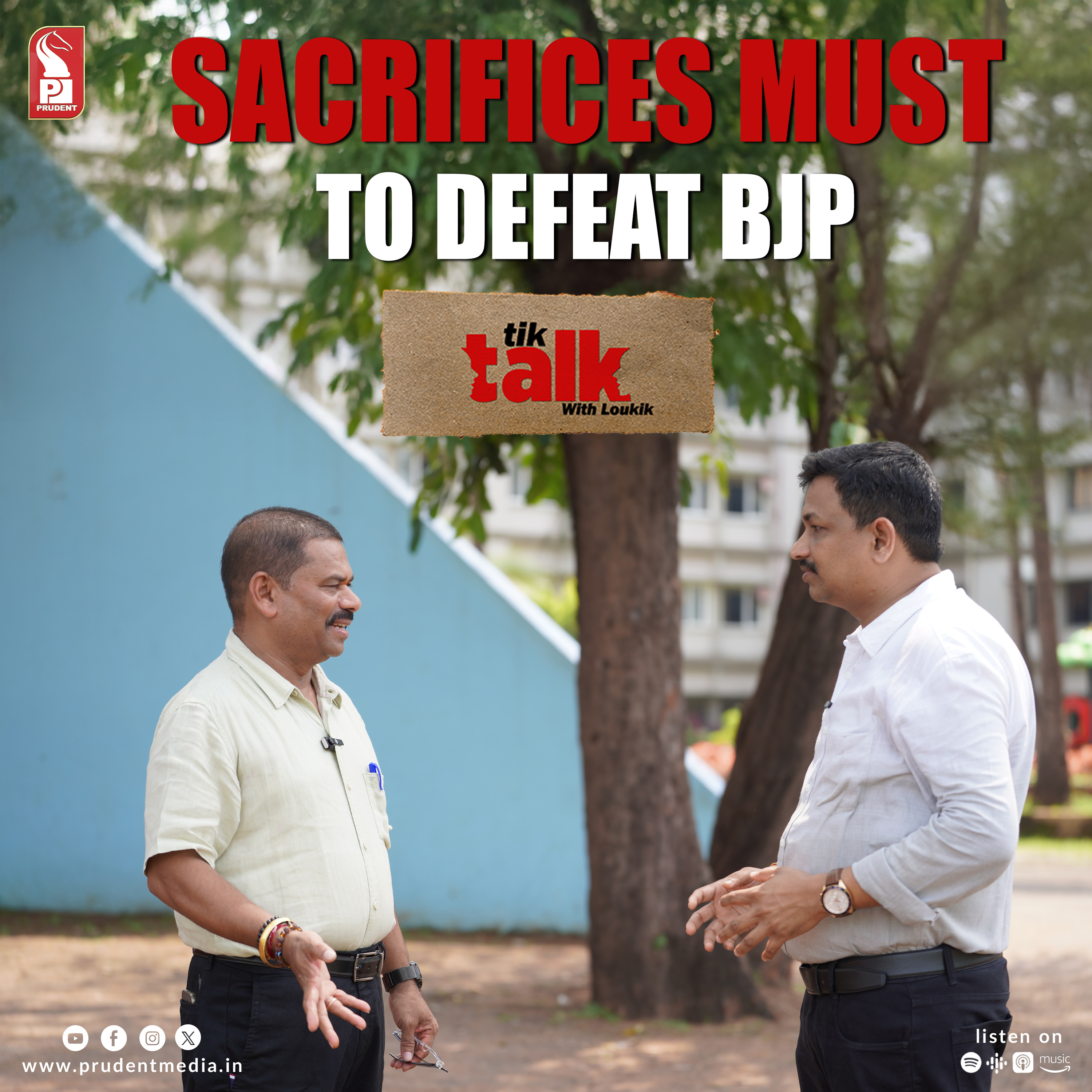 Rajesh Kalangutkar | Former AAP Working President | Tik Talk with Loukik | Prudent | 091025 episode artwork