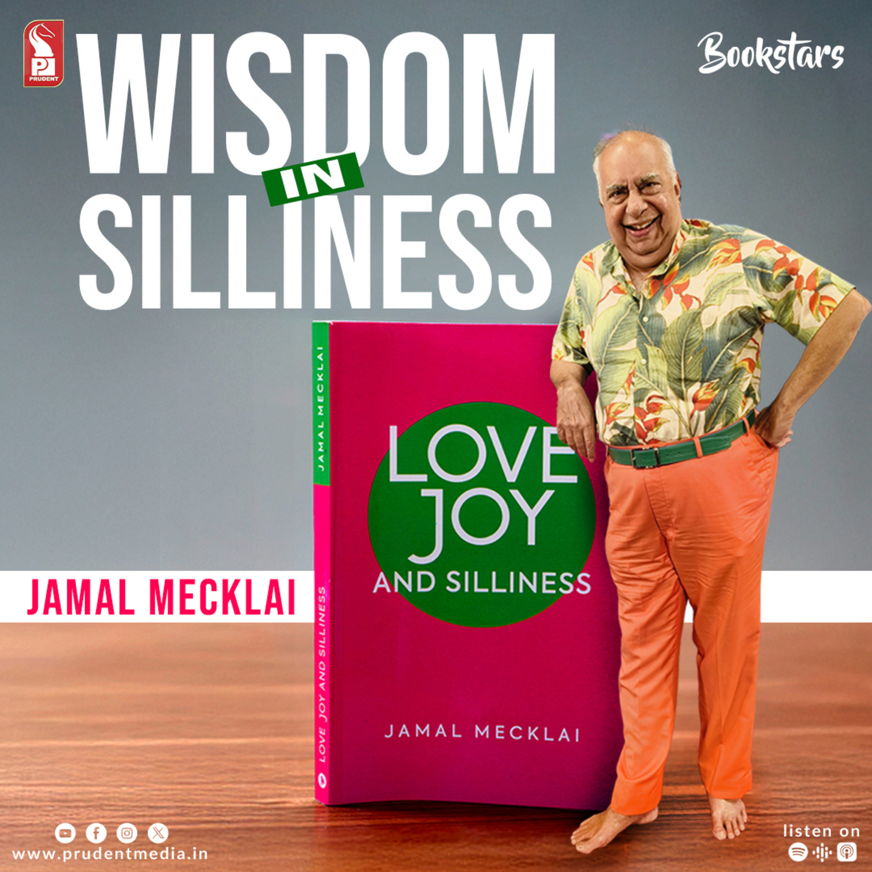 A Pig, Philosophy & Pure Joy - Jamal Mecklai | Love, Joy & Silliness | Bookstars | Prudent | 091125 episode artwork