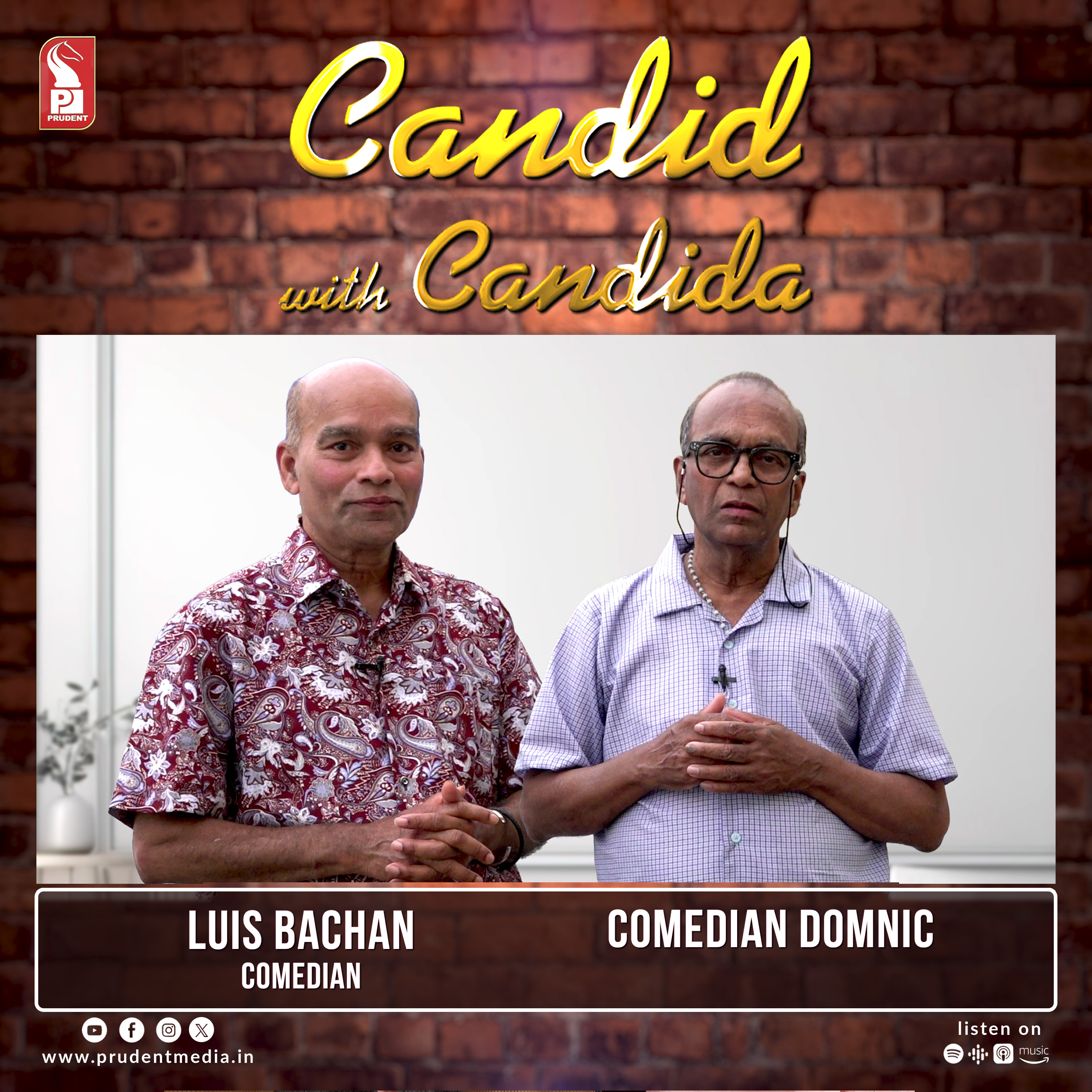  Luis Bachan | Comedian Domnic | Candid with Candida | Ep. 121 | Prudent | 070126 episode artwork
