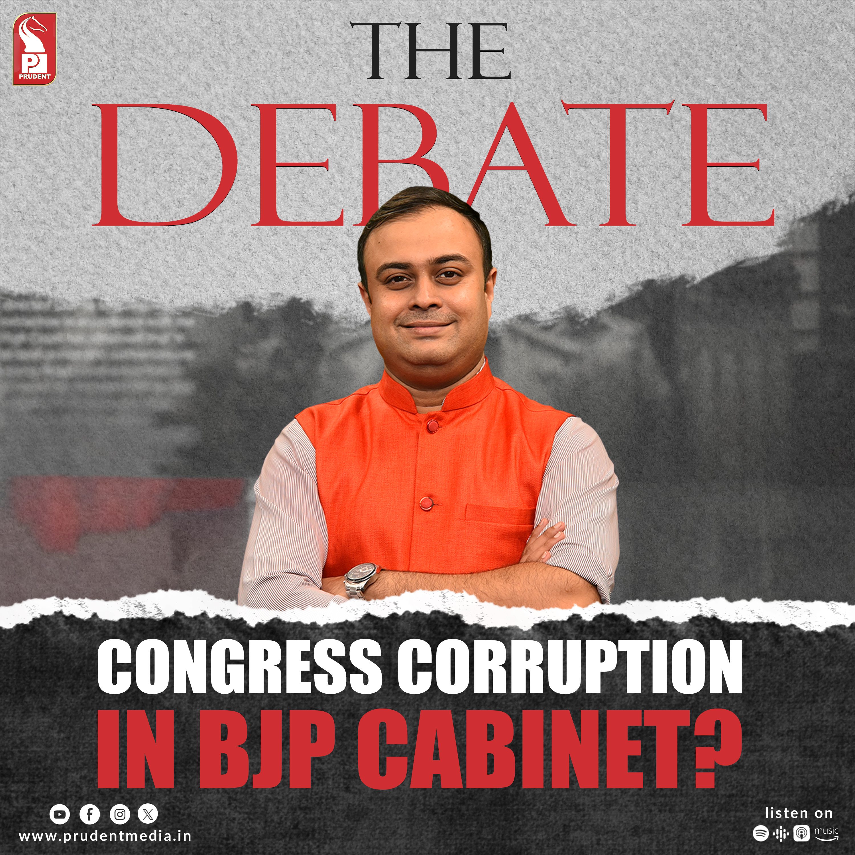 Congress corruption in BJP cabinet? | The Debate | Prudent | 060226 episode artwork
