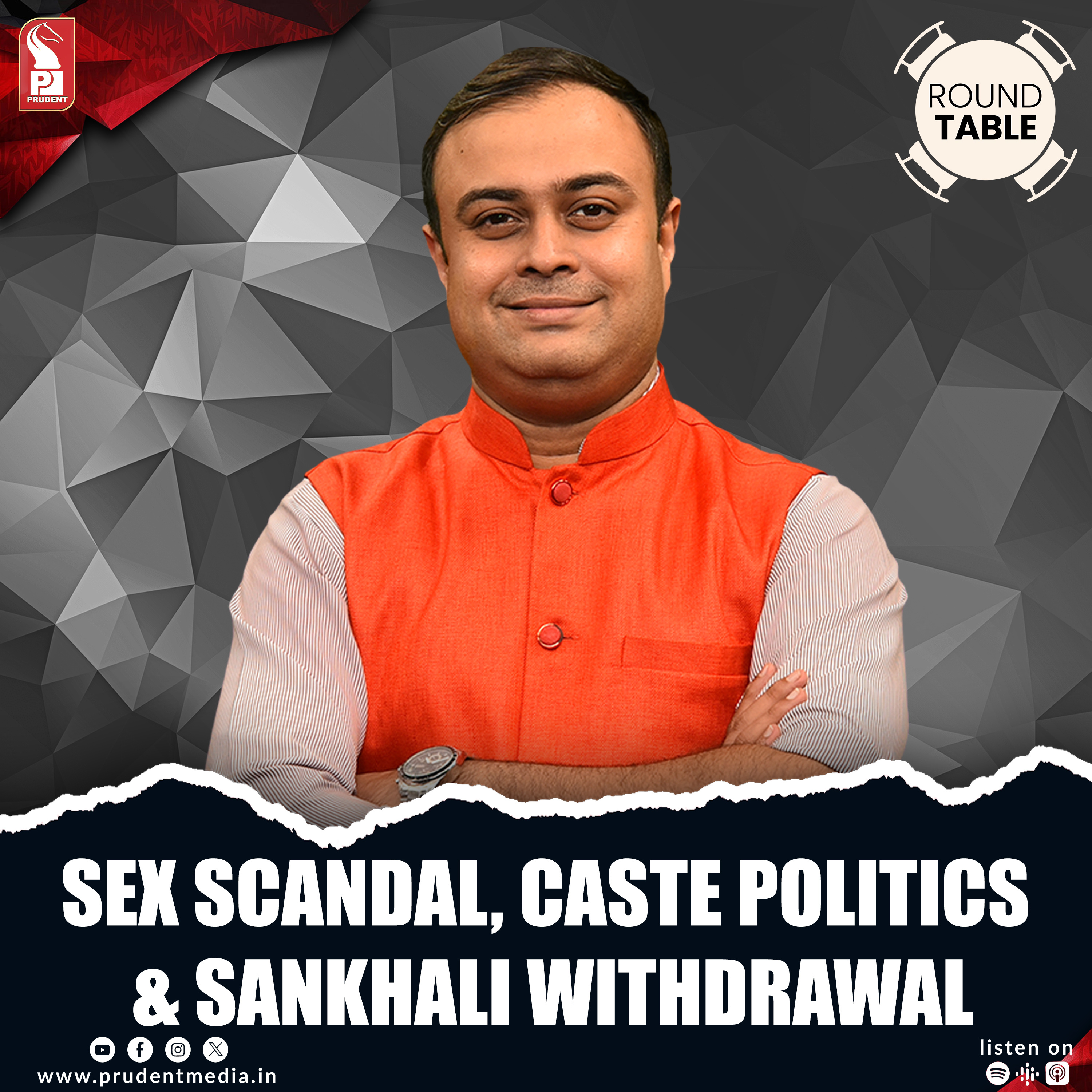 Sex scandal, Caste politics & Sankhali withdrawal | Round Table | Prudent | 250326 episode artwork