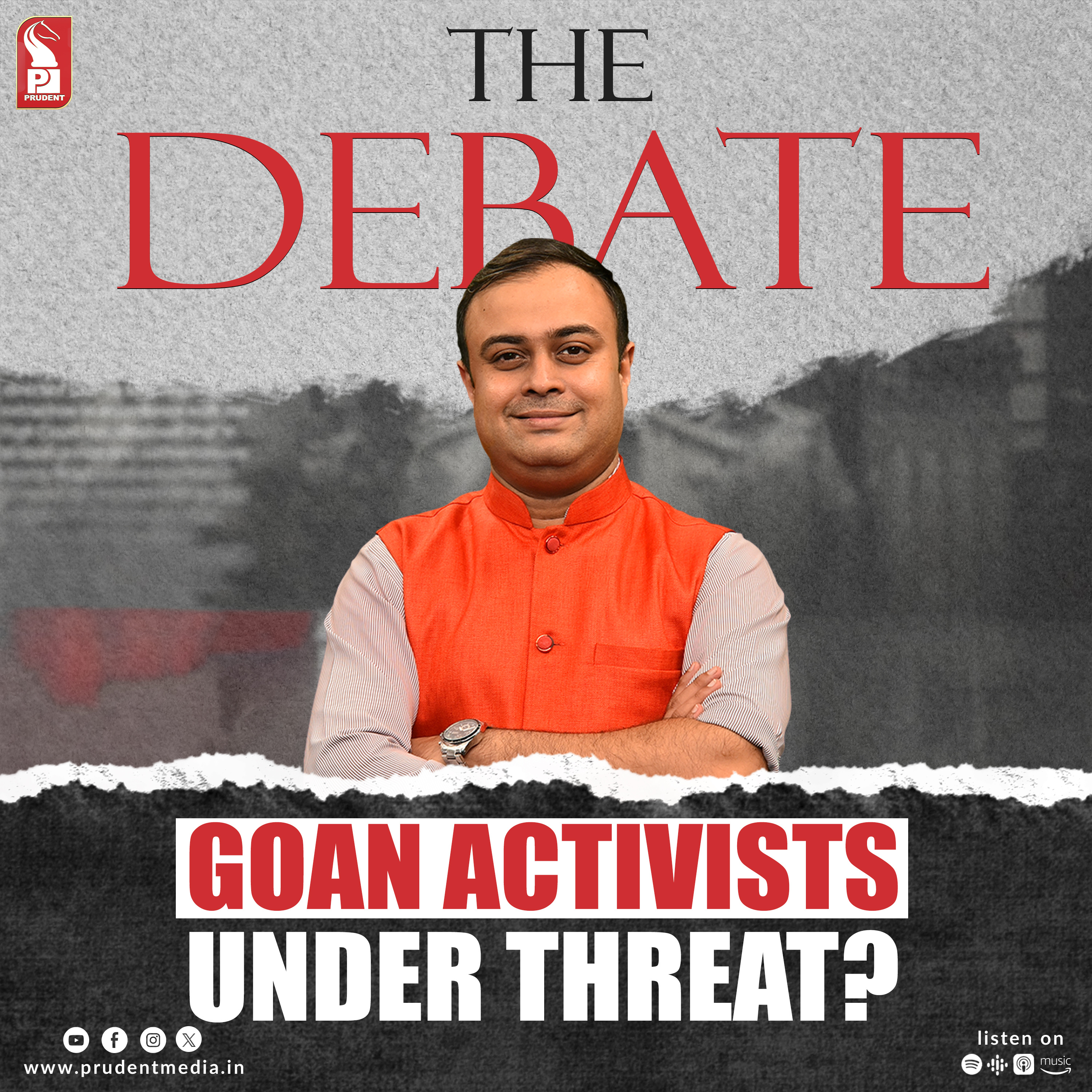 Goan activists under threat? | The Debate | Prudent | 110526