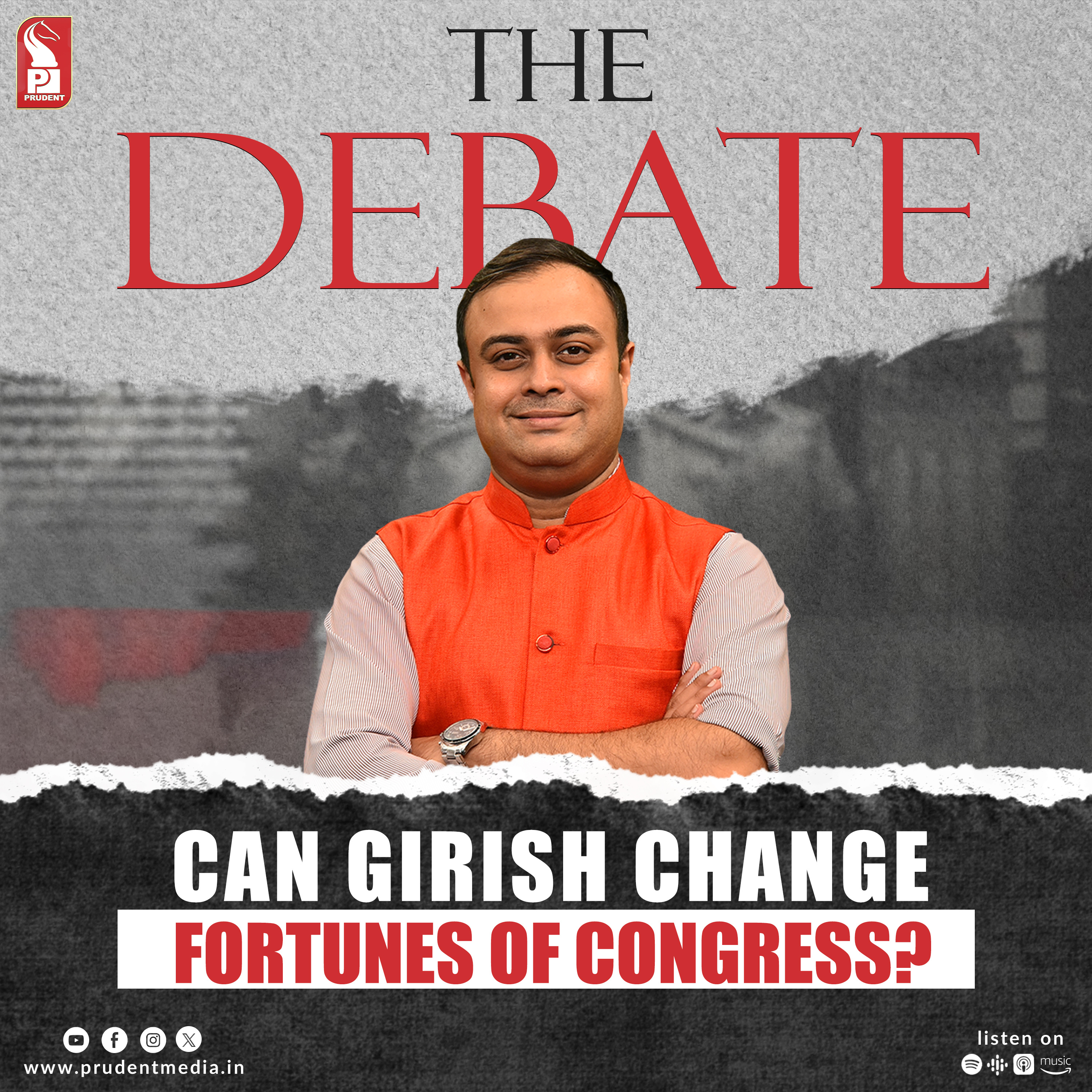 Can Girish change fortunes of Congress? | The Debate | Prudent | 040626  episode artwork