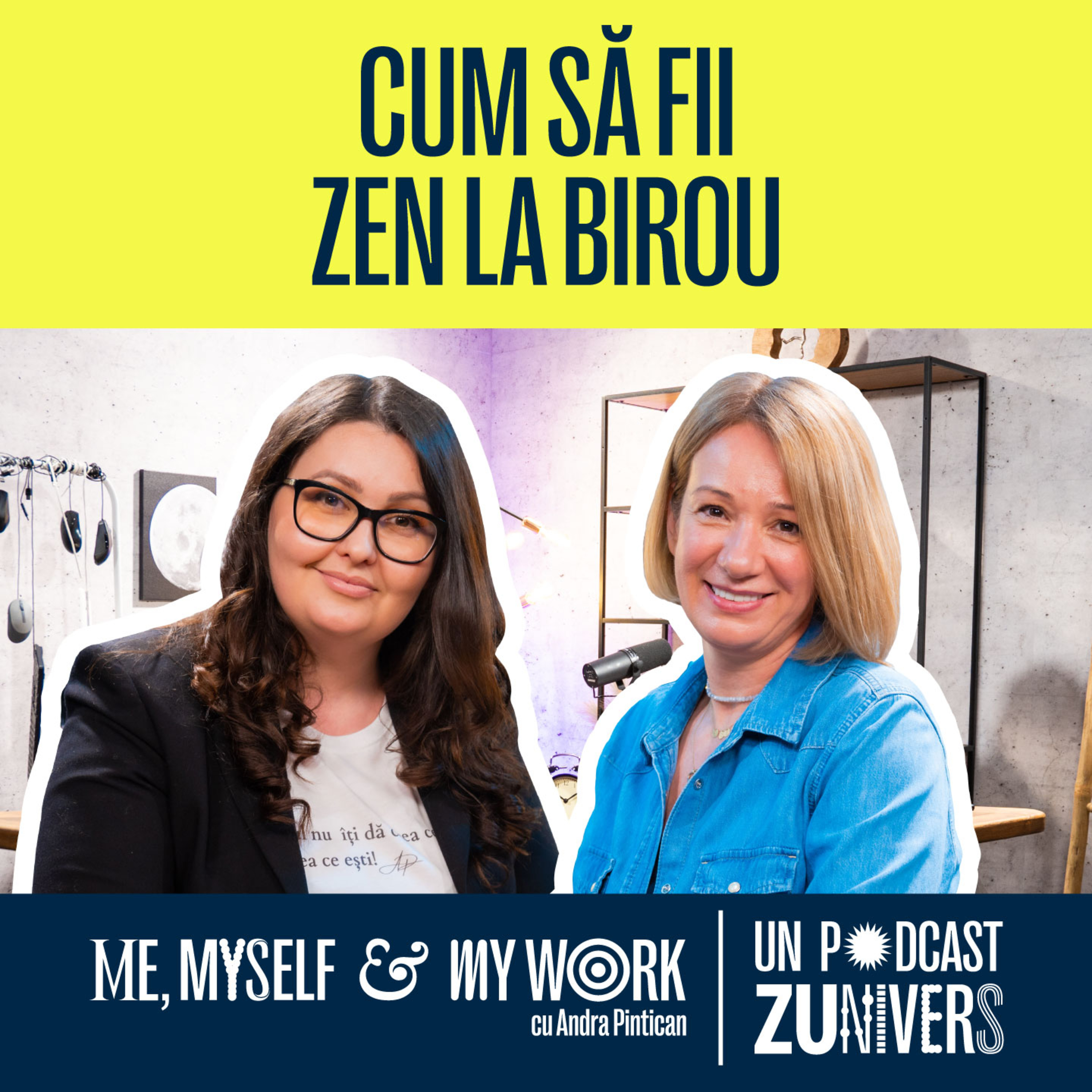 CUM SĂ GESTIONEZI STRESUL DE LA JOB CU AJUTORUL MINDFULNESS-ULUI | Me, Myself and My Work 19 episode artwork