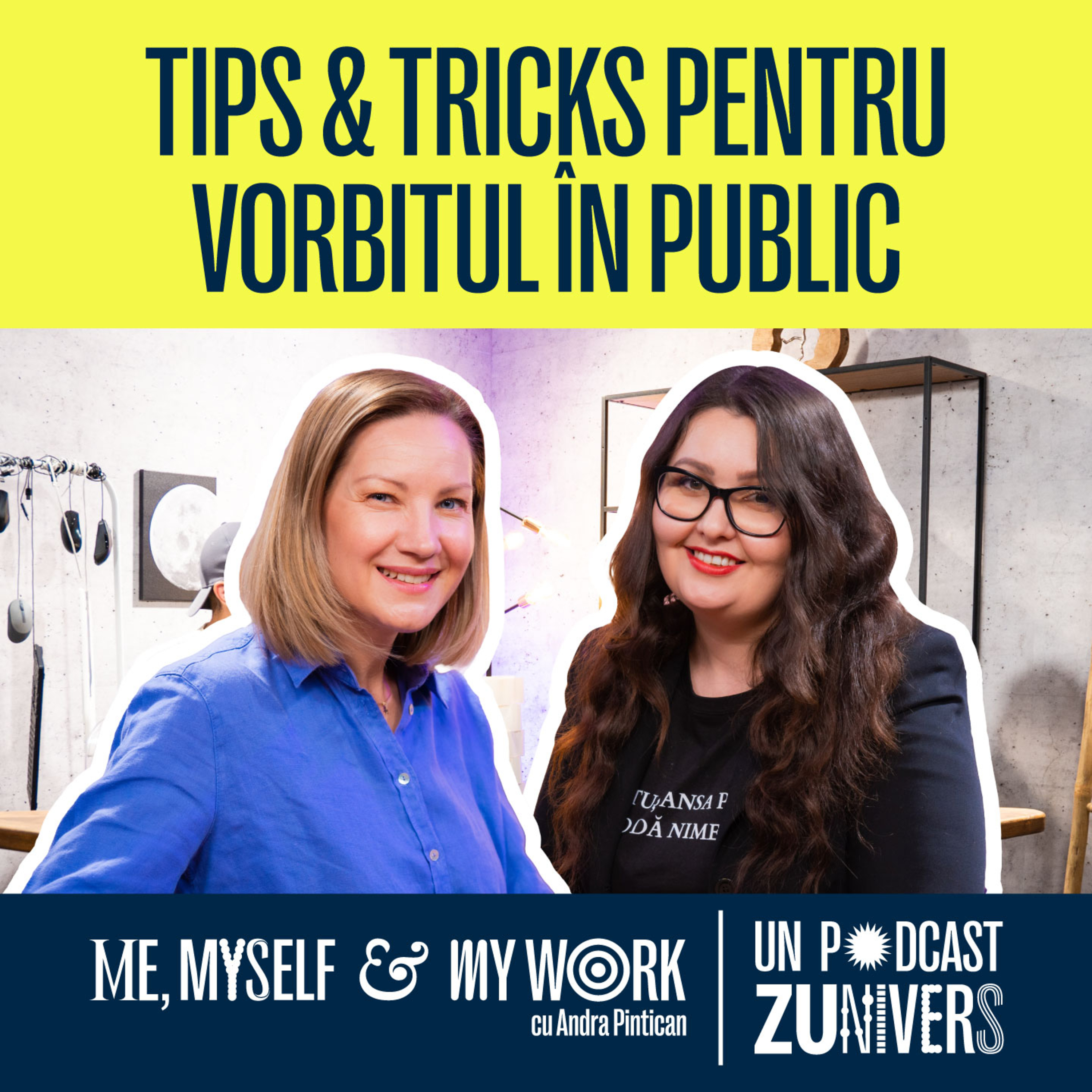 MELANIA MEDELEANU. CUM TE AJUTĂ PUBLIC SPEAKING-UL SĂ AI SUCCES LA JOB | Me, Myself and My Work 20 episode artwork