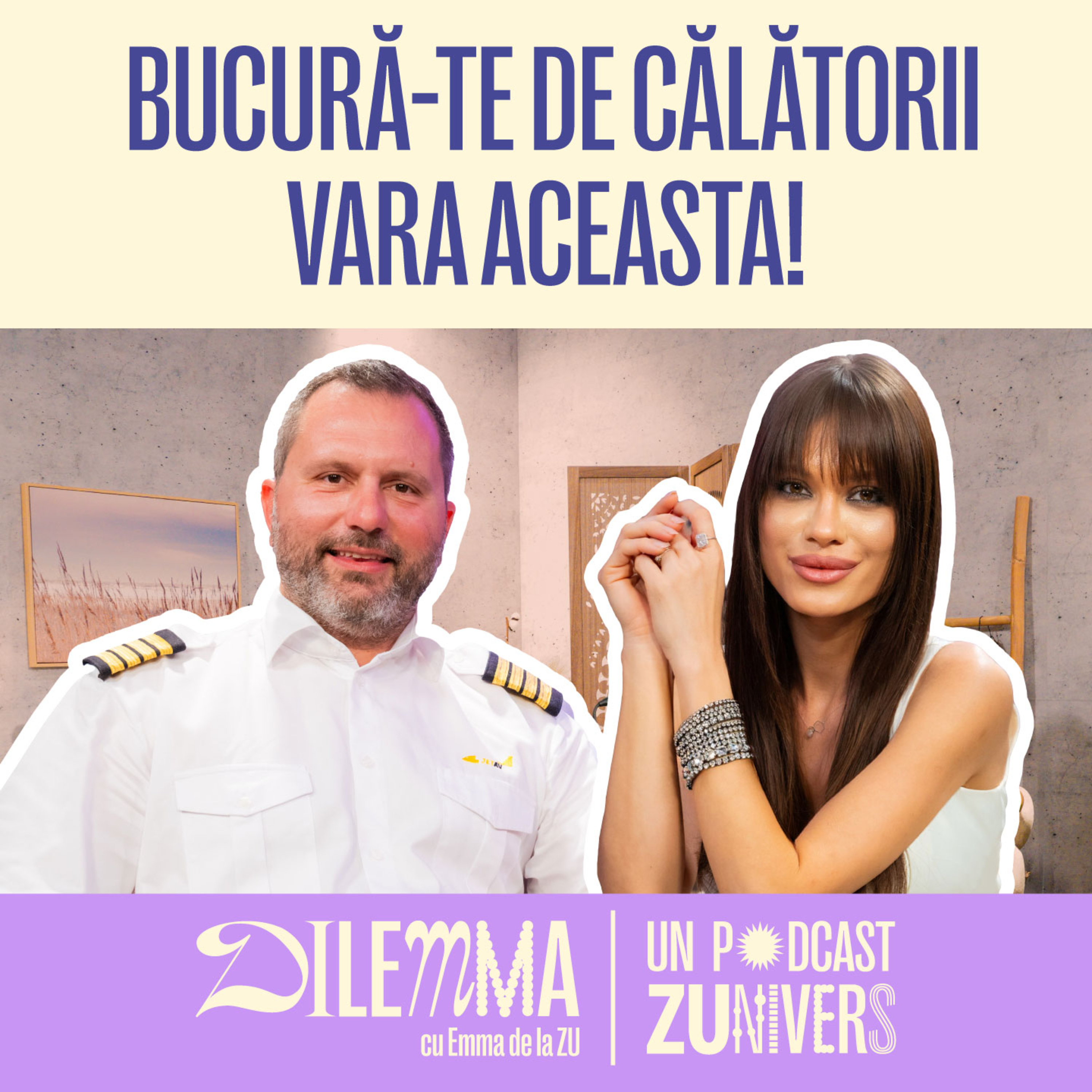 CUM PUTEM DEPĂȘI AVIOFOBIA? SFATUL UNUI PILOT COMANDANT | DilEMMA cu Emma de la ZU 34 episode artwork