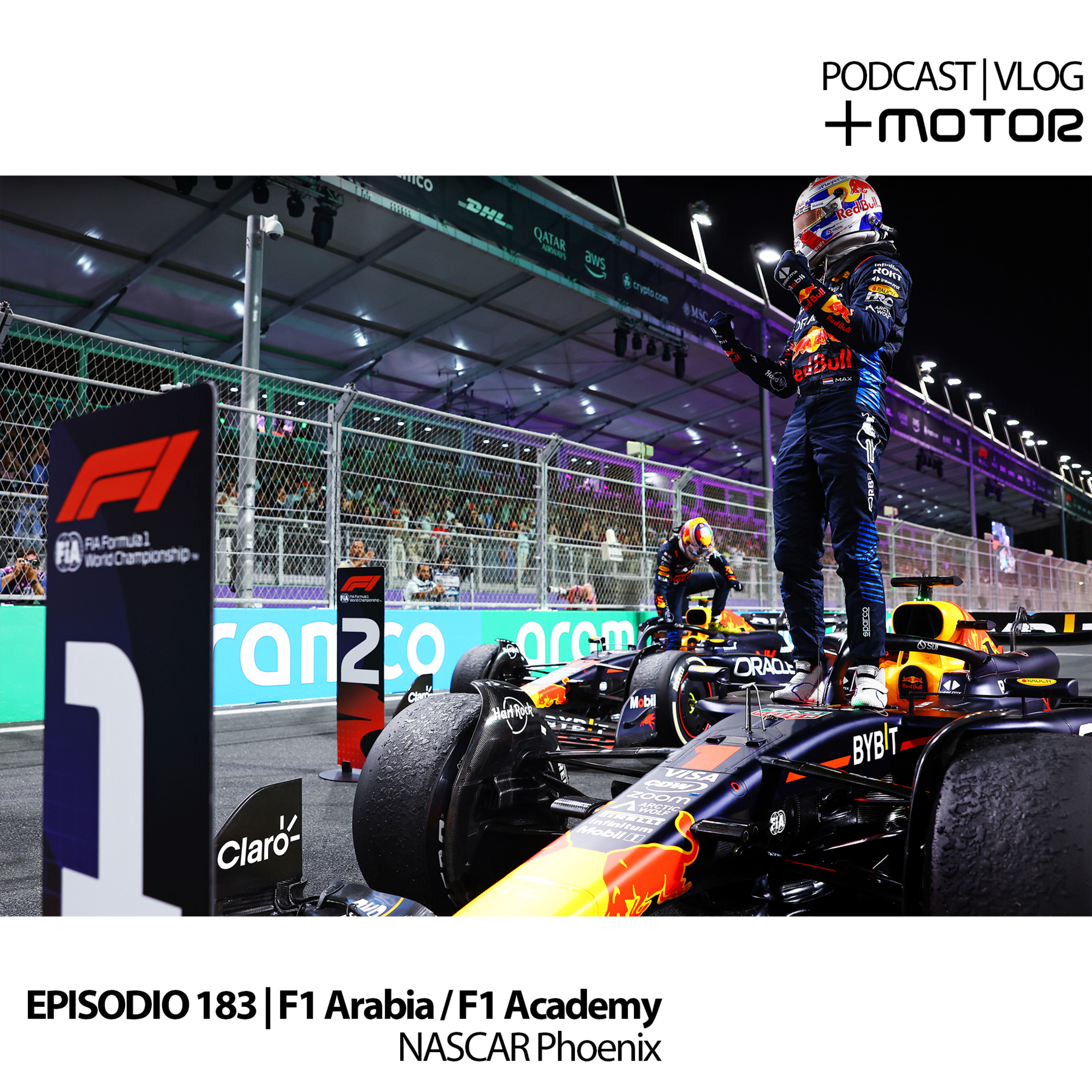 E183 | Redbull domina en Arabia - F1 Academy inició temporada y NASCAR corrió en Phoenix episode artwork