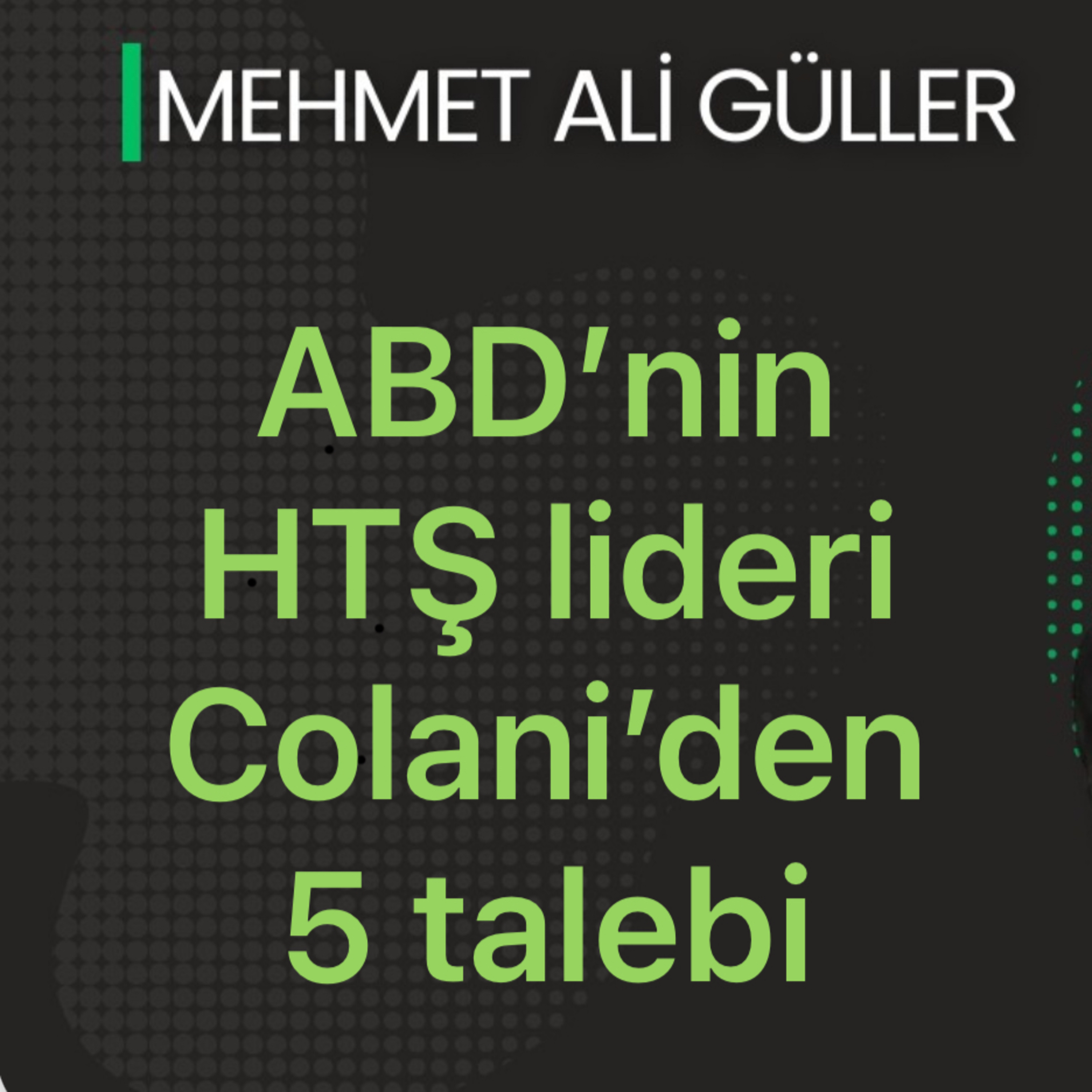 ABD Dışişleri heyeti, HTŞ lideri Colani'den neler istedi? episode artwork
