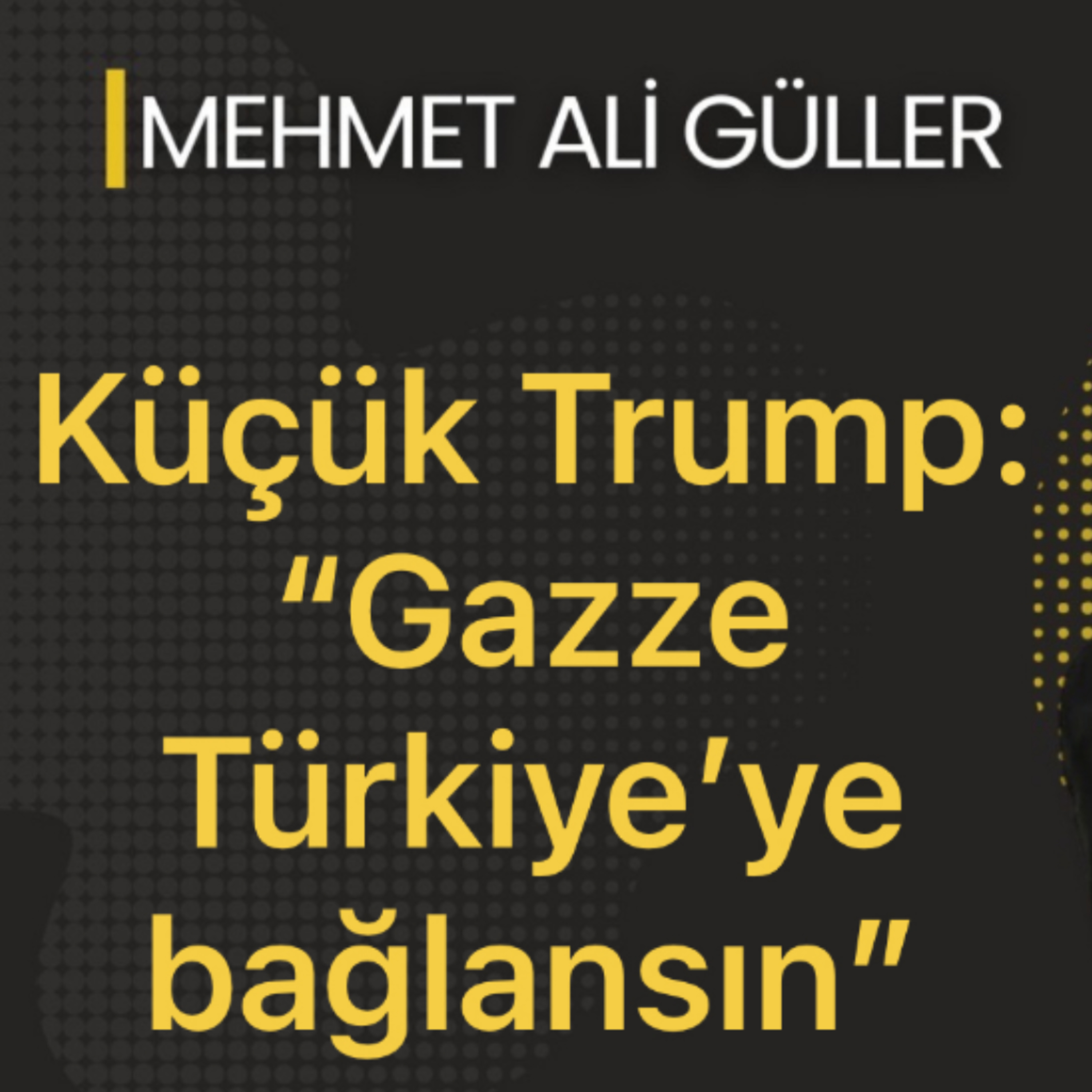 Küçük Trump’ın “Gazze Türkiye’ye bağlansın” çıkışı episode artwork