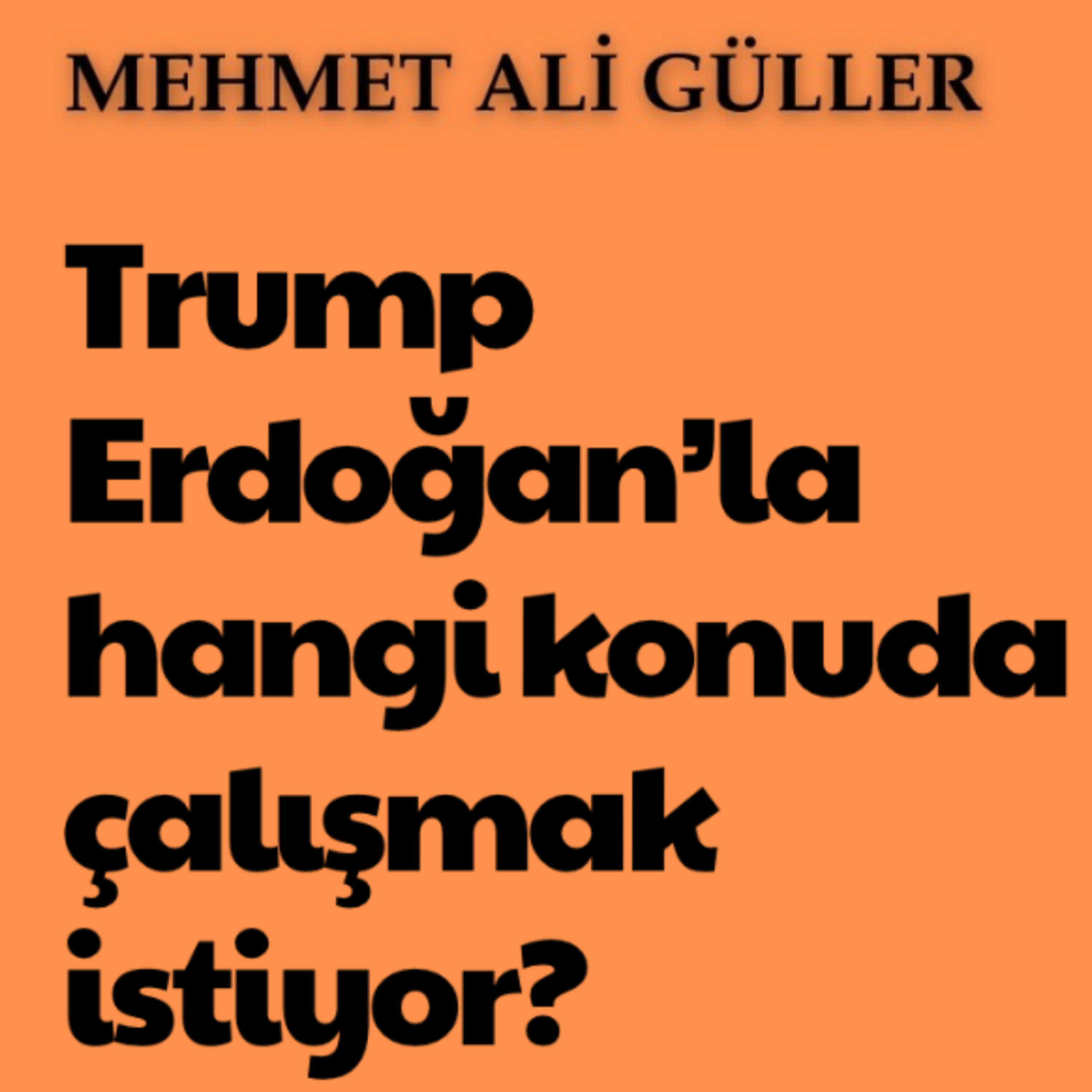 Trump'ın Ortadoğu’daki hedefi ve Erdoğan’ın olası rolü episode artwork
